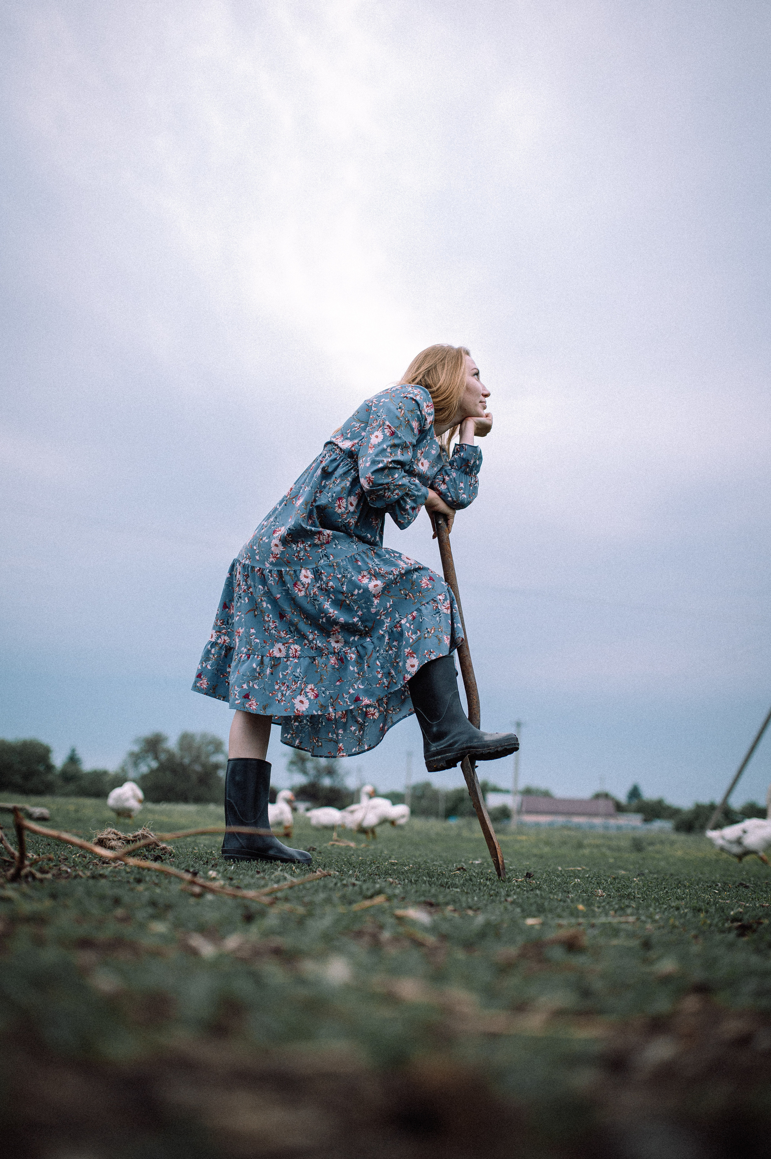 Женский портрет. Хозяйство. Фотограф Котова Валентина