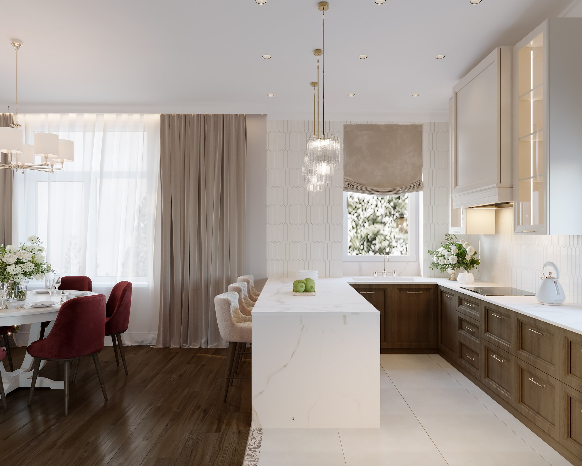 Дизайн-проект дома, пос. Прибрежный. Дизайнер интерьера в Дубне, Москве, Дмитрове