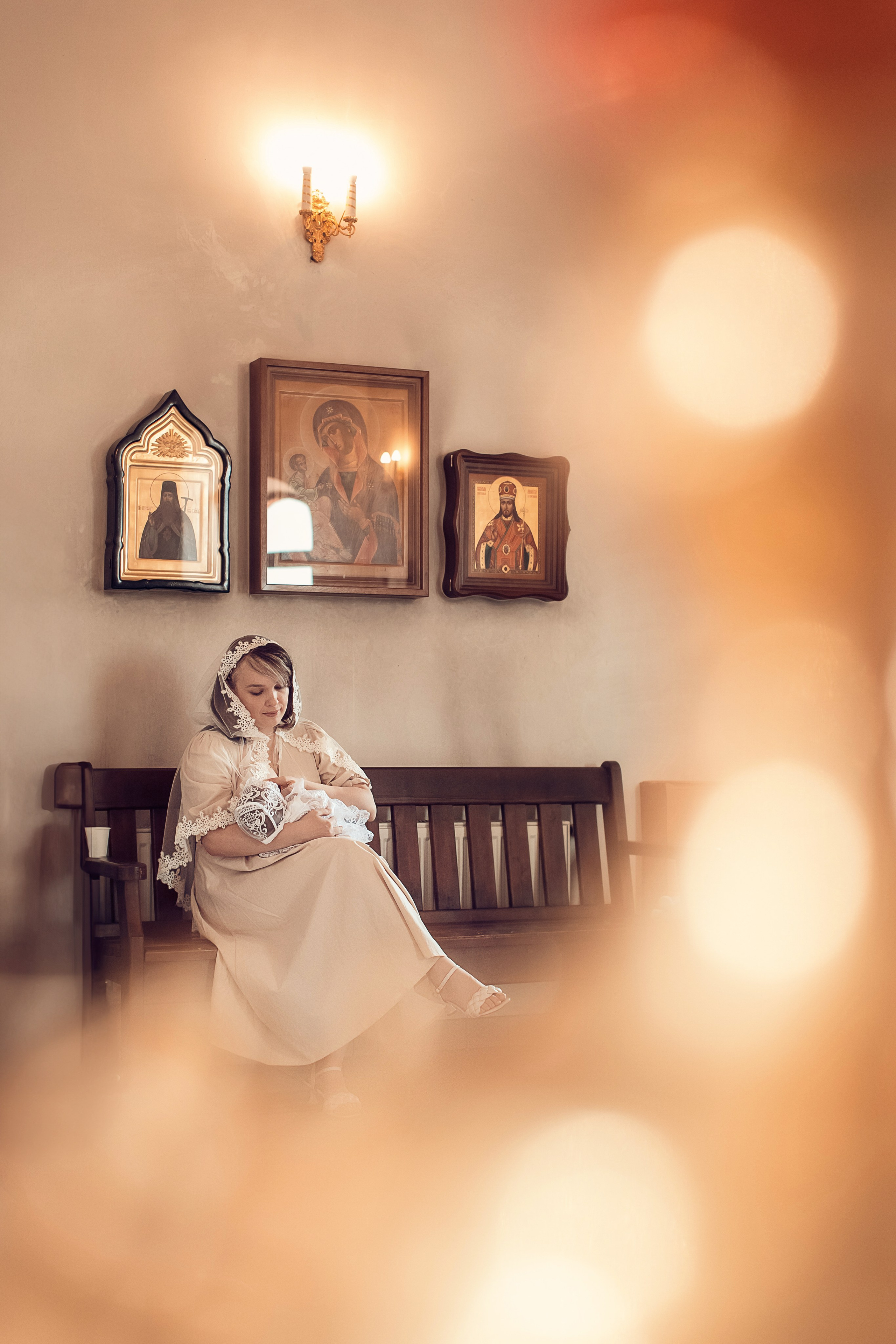 Крещение Устинии. Храм Преподобного Сергия Радонежского. Главная