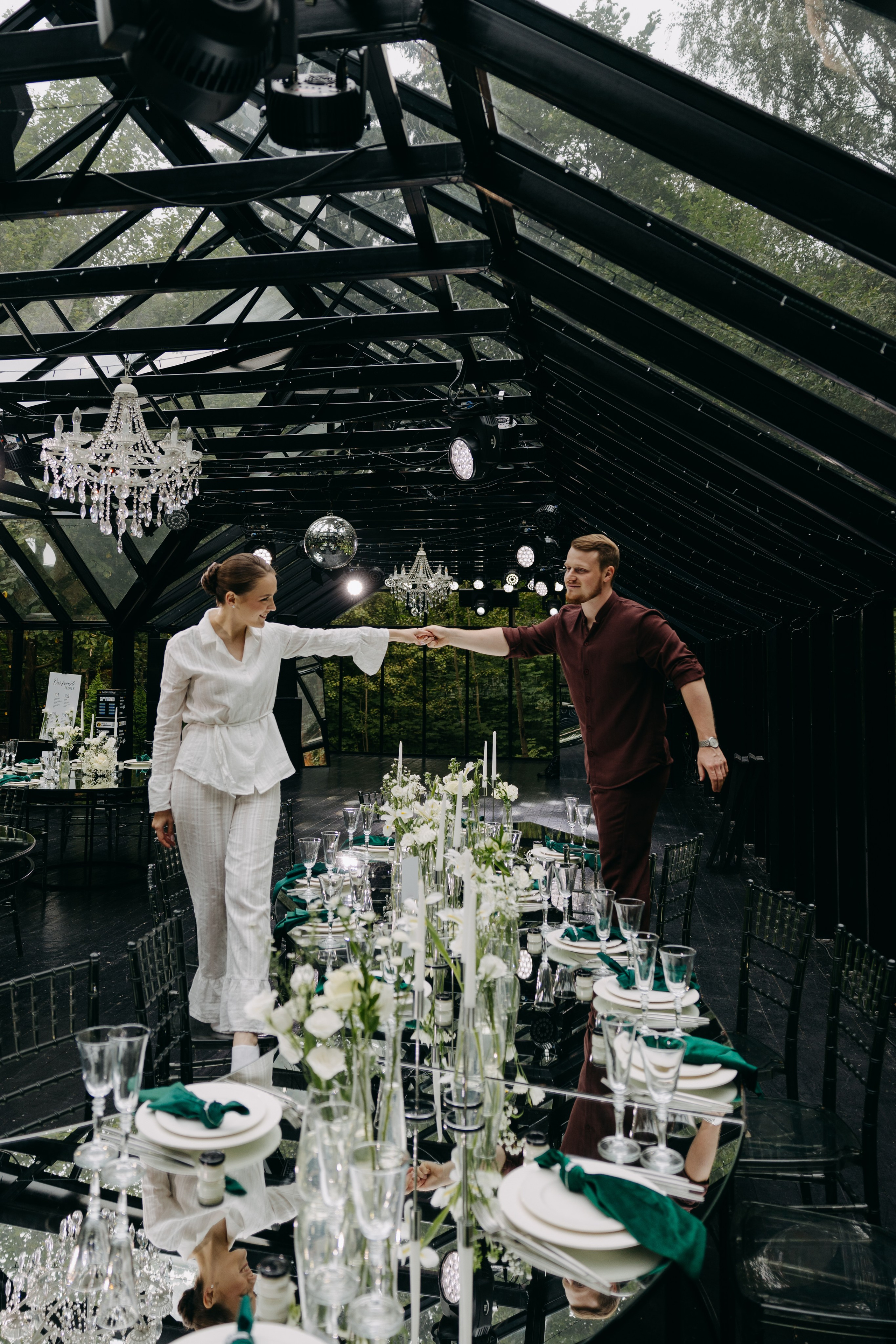 Ирина и Алексей | банкет Forest Dew. Свадебный фотограф Москва Анастасия Храмова