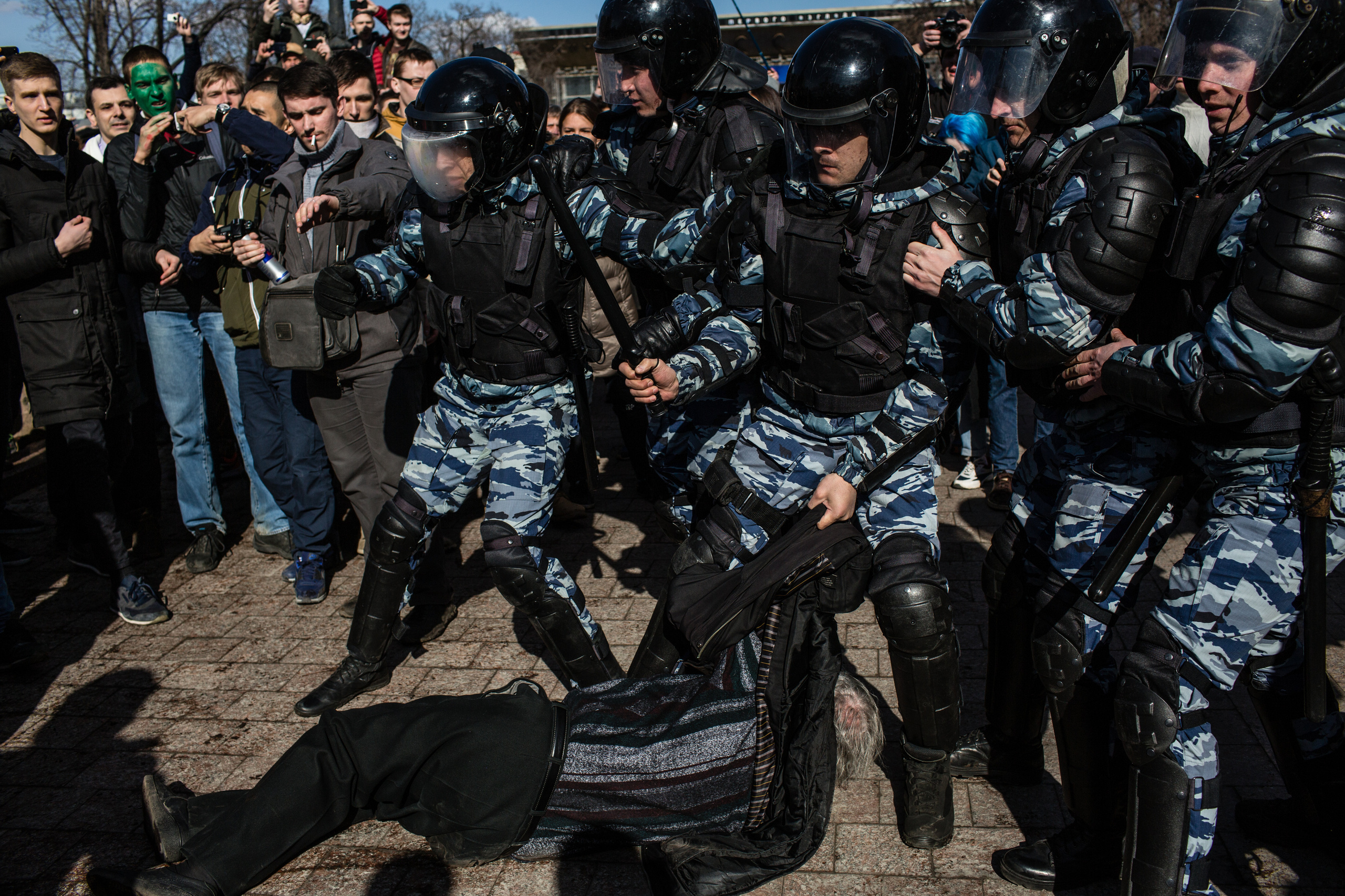 Протест против коррупции в Москве