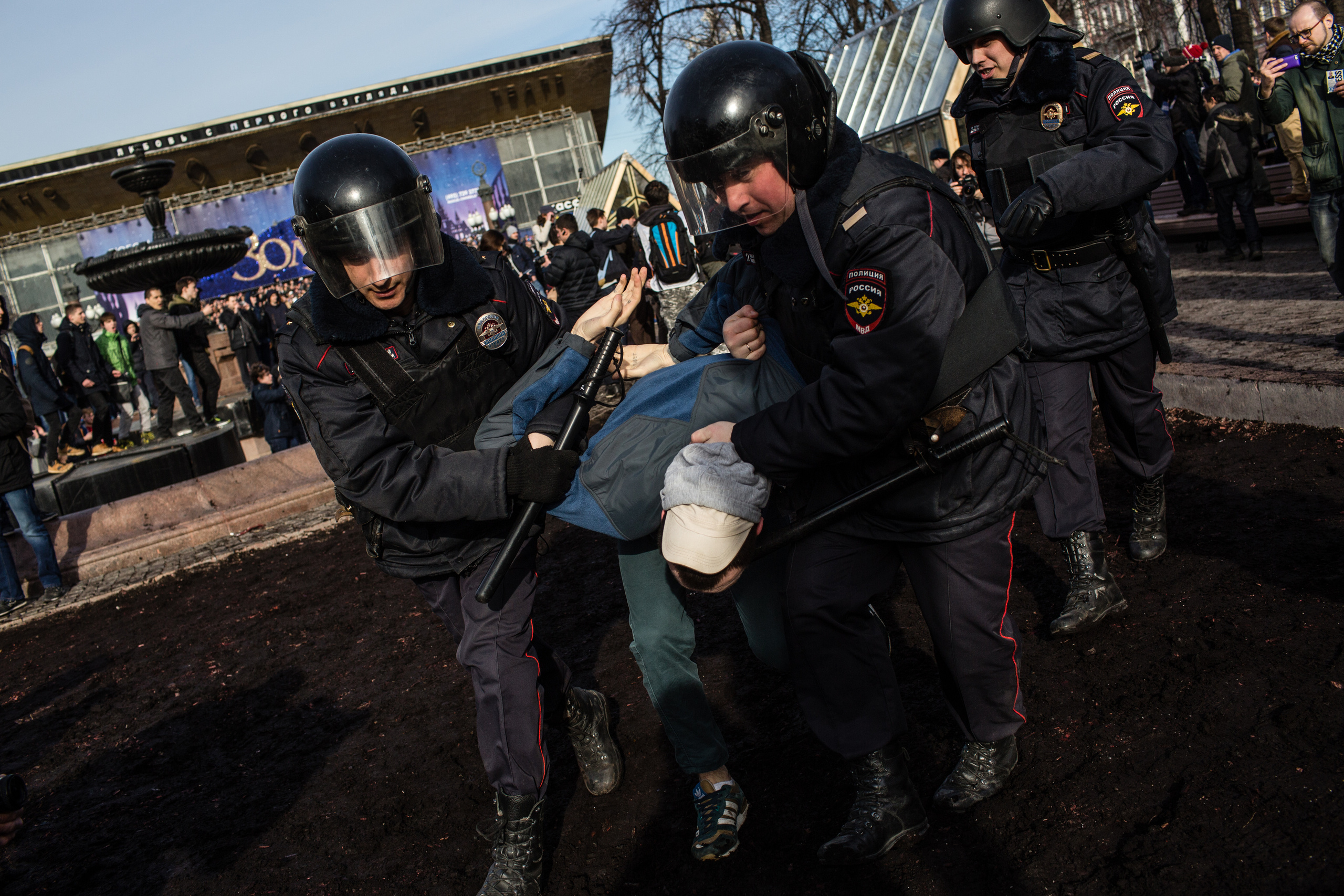 Протест против коррупции в Москве. Фотограф Роман Демьяненко