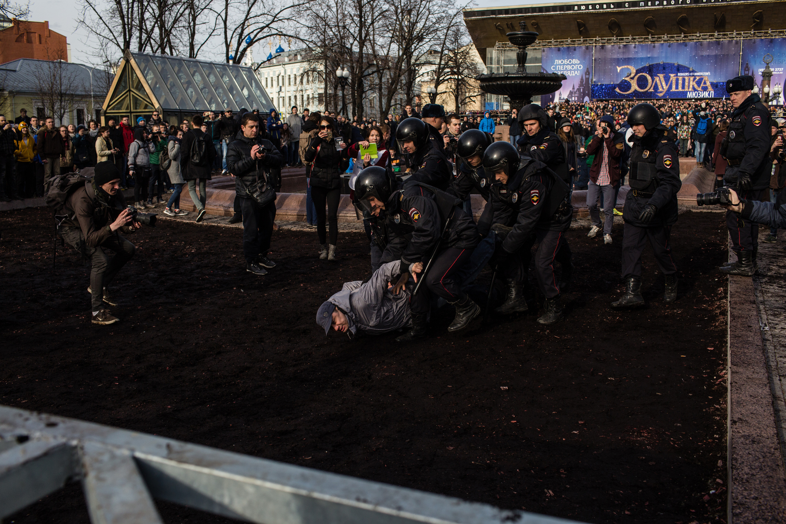 Протест против коррупции в Москве. Фотограф Роман Демьяненко