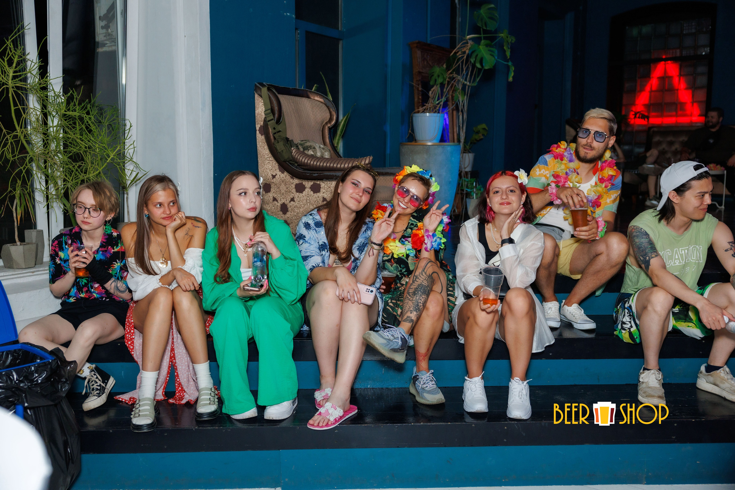 Гавайская вечеринка (Медиапорт). Свадебный фотограф и контент фотограф в Казани Малыгина Елена