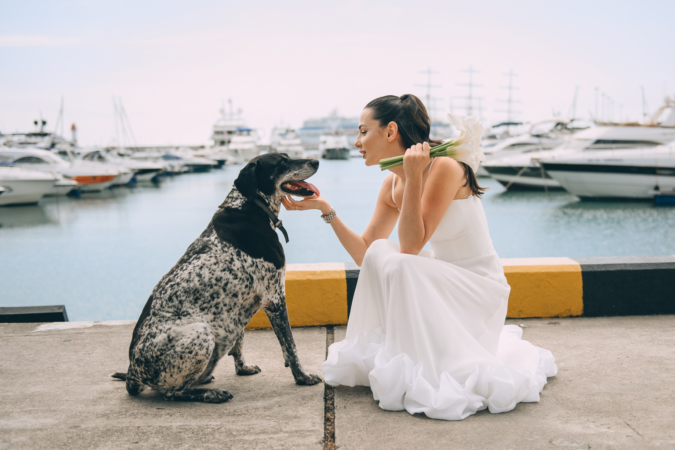 Порт, рыбалка и на самокате в загс. Свадебный и семейный фотограф София Невская