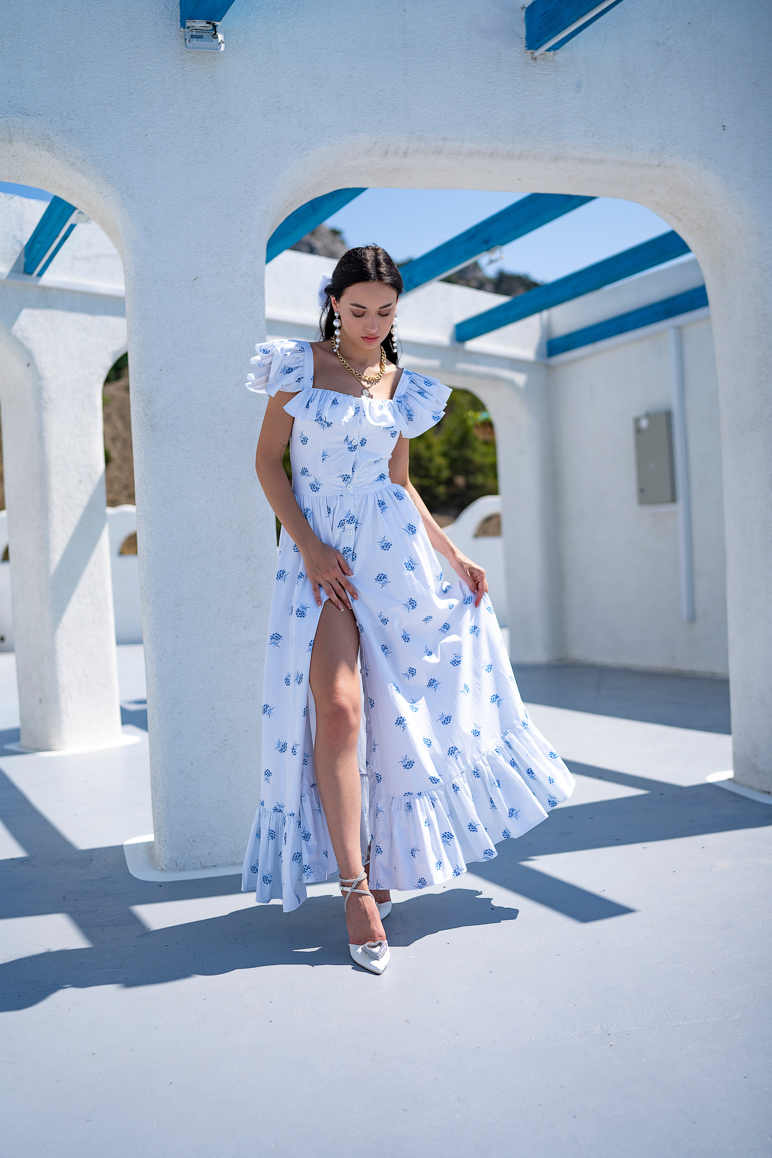 Бело-голубое (xs-s). Фотограф в Крыму Лебедева Александра