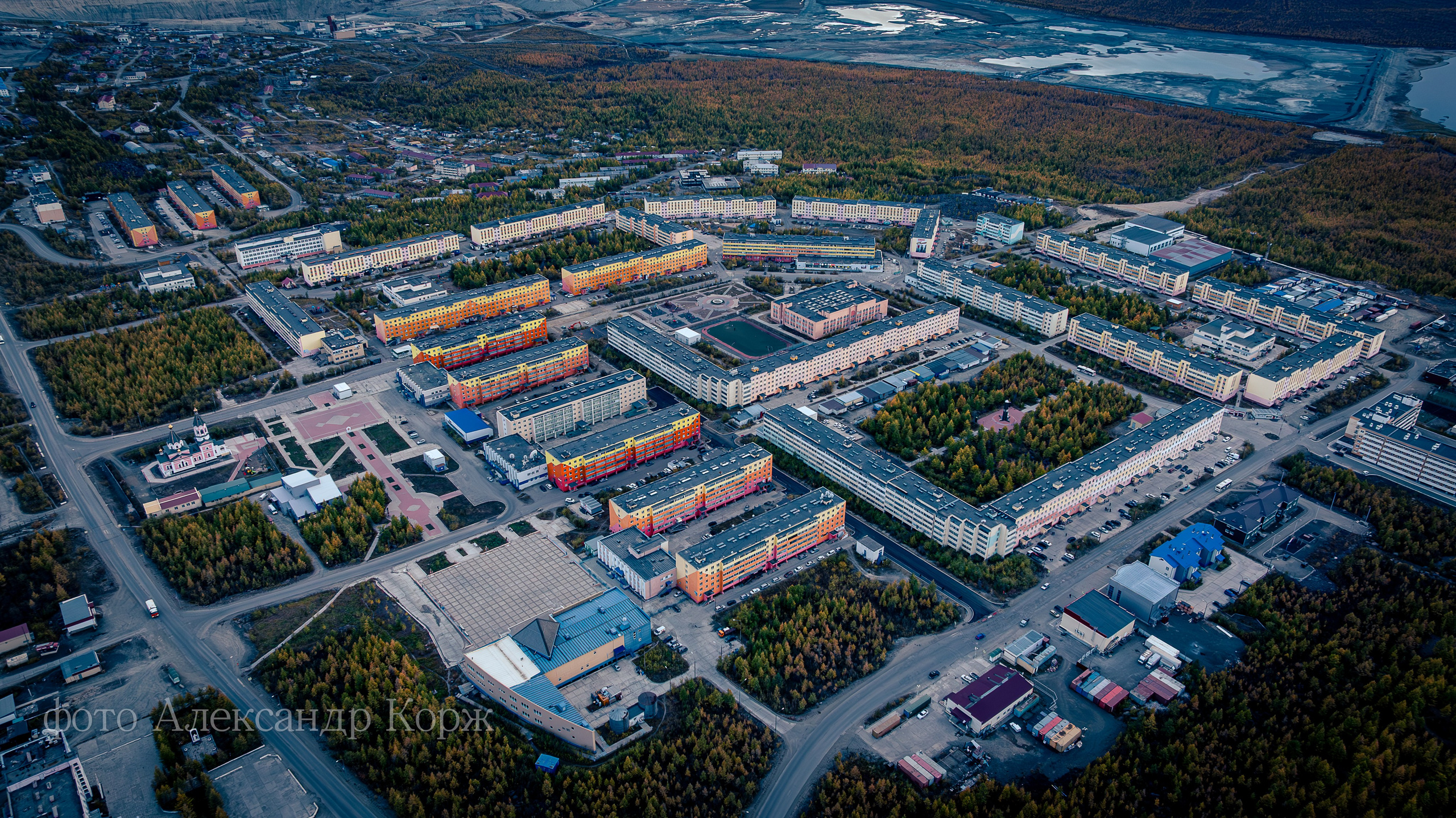 Золотая осень 2025. Айхал. Удачный. Мирный Якутия. Фотографии и видеосъемка, Айхал, Удачный, Якутия. Фотографии Айхал