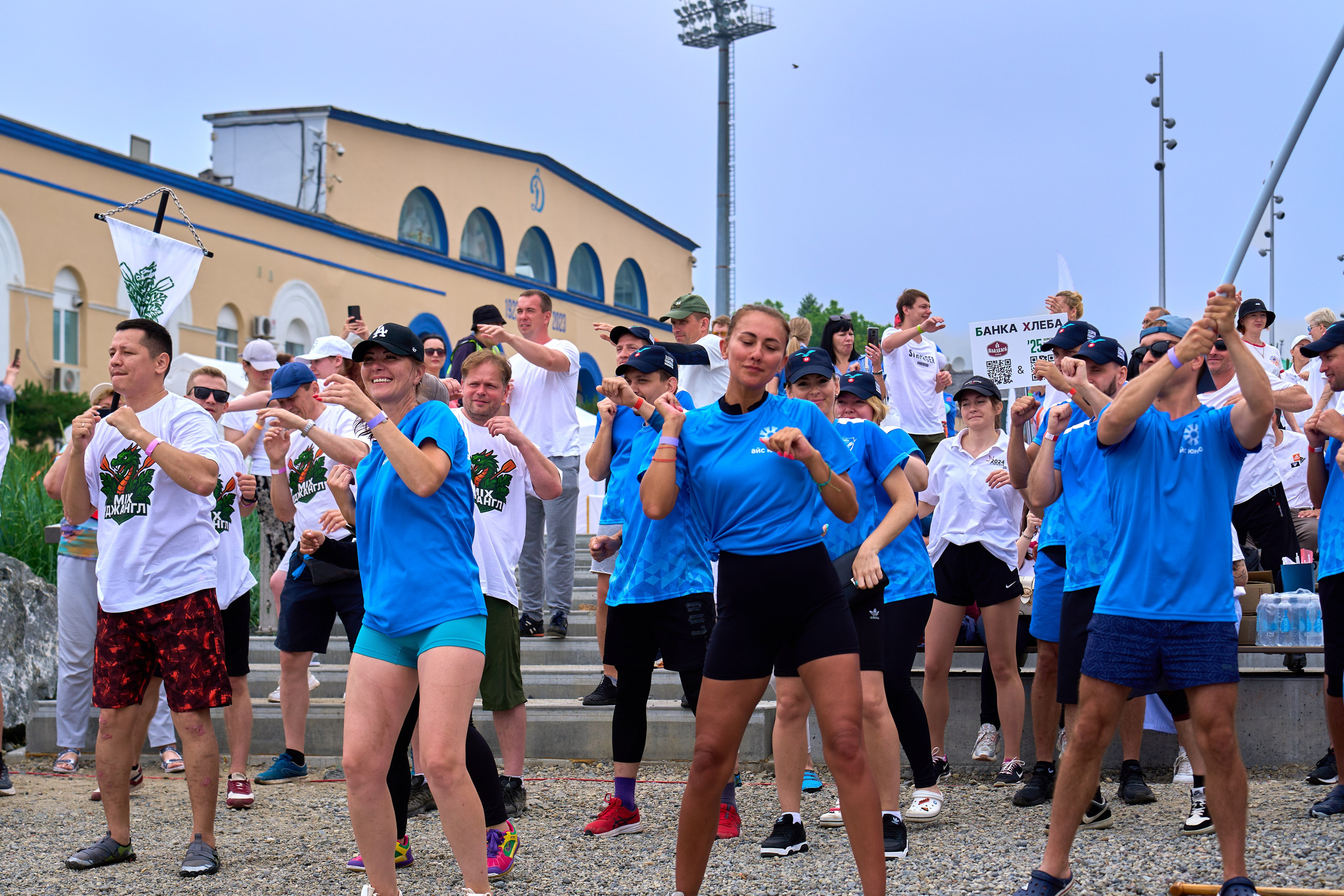 Соревнования на лодках дракон Айс Юнион. Фотограф во Владивостоке