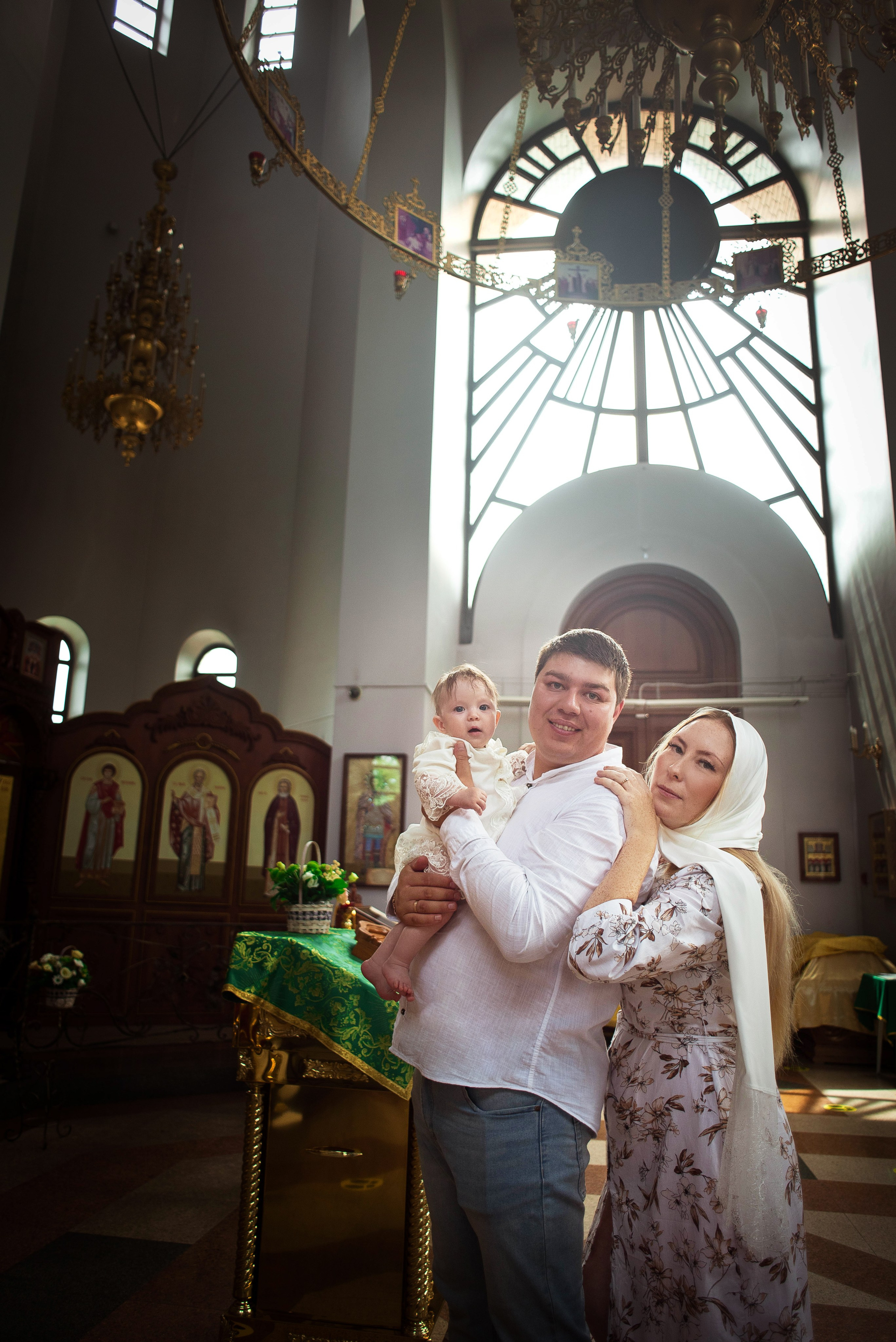 Крещение Варвары. Свадебный и семейный фотограф Яна Стражева. Волгоград, Москва