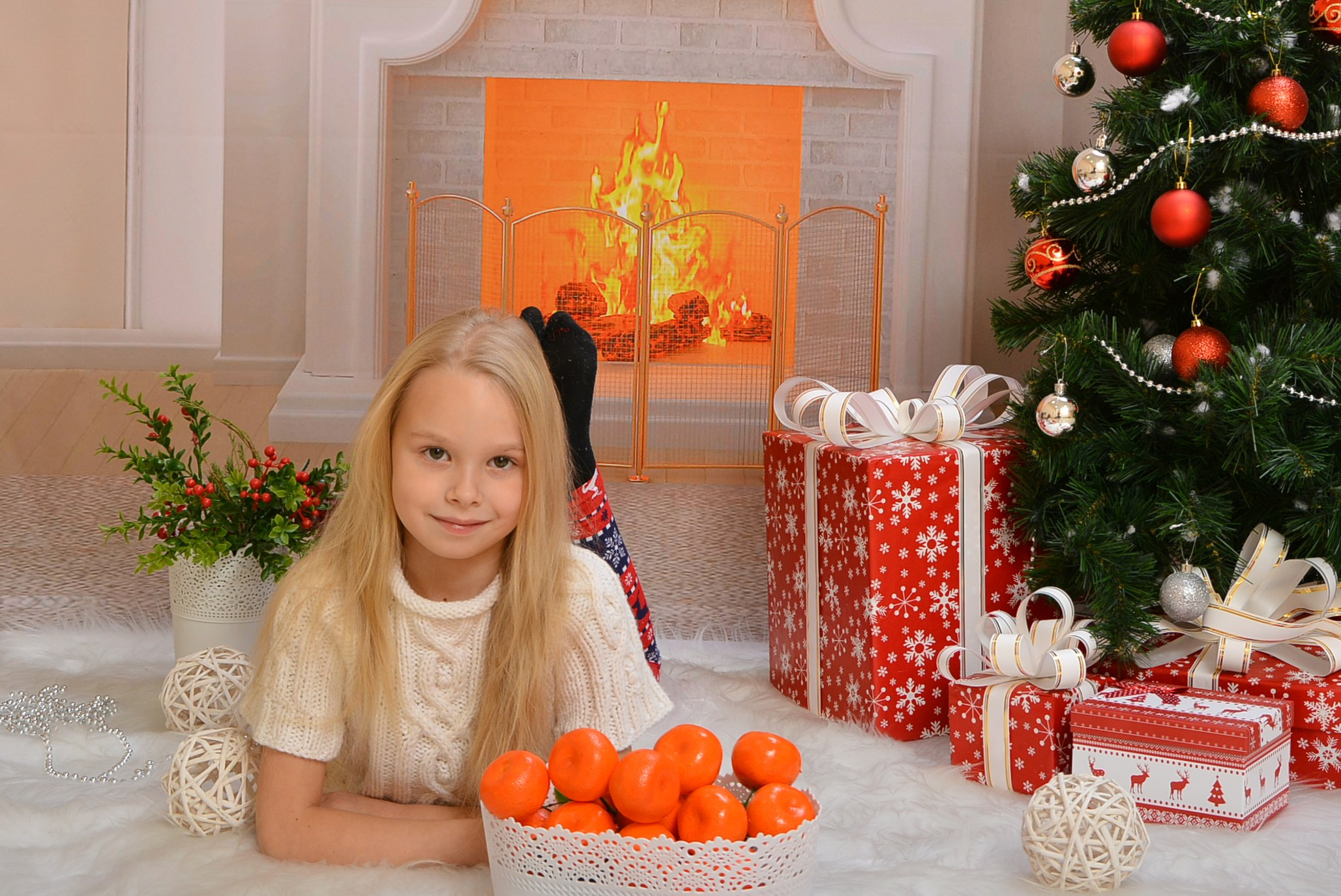 Новогодний Подарок. Студия детской фотографии «СОЛНЫШКО»