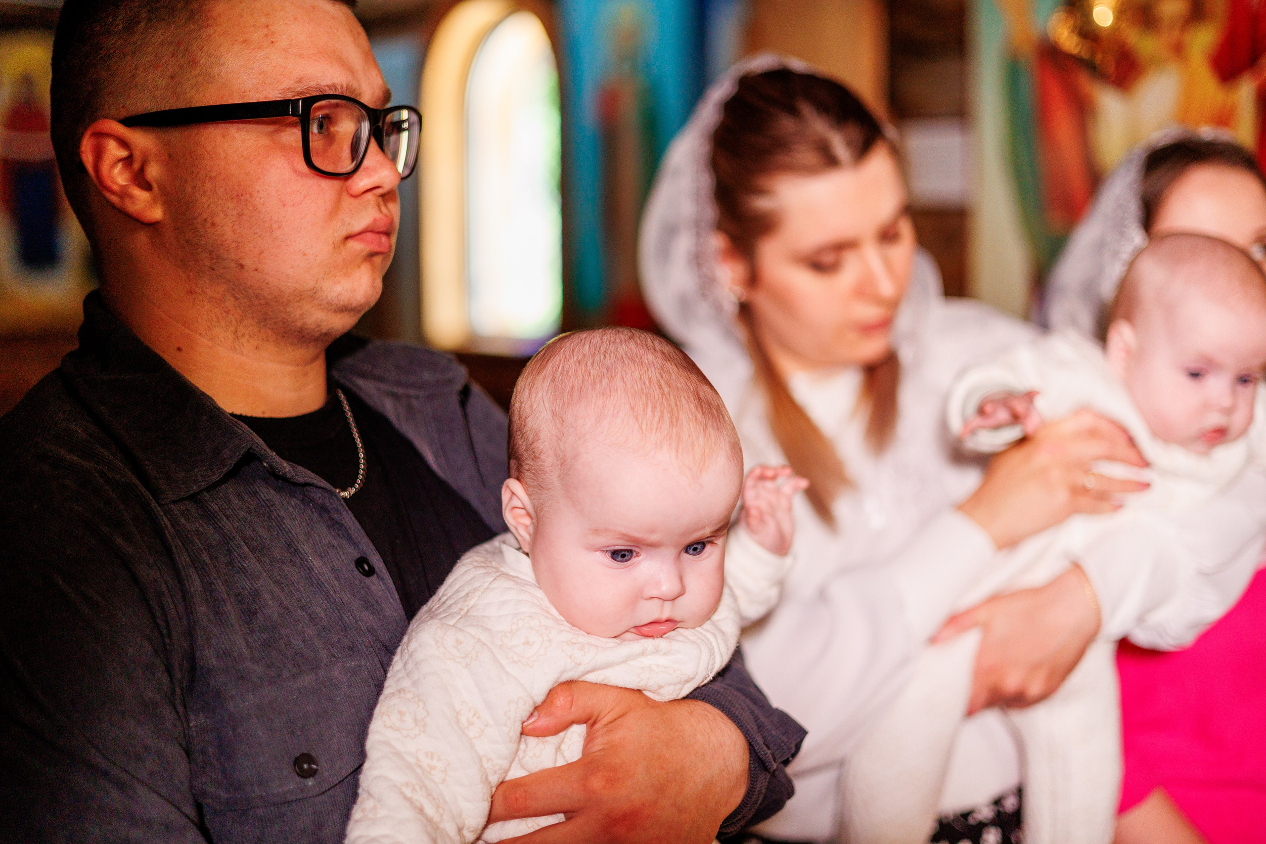 Крещение близняшек. Свадебный и семейный фотограф в Армавире