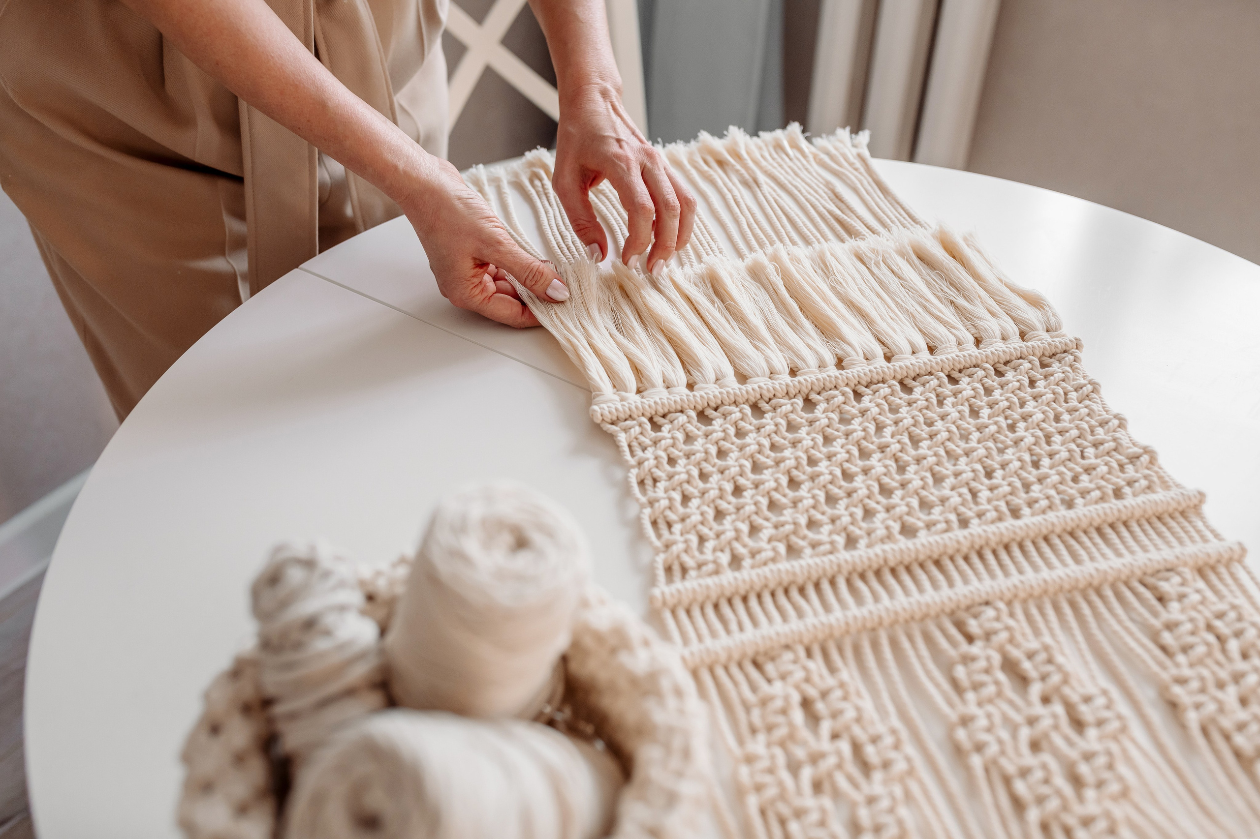 Мастер макраме. Фотограф Мария Стрелкова