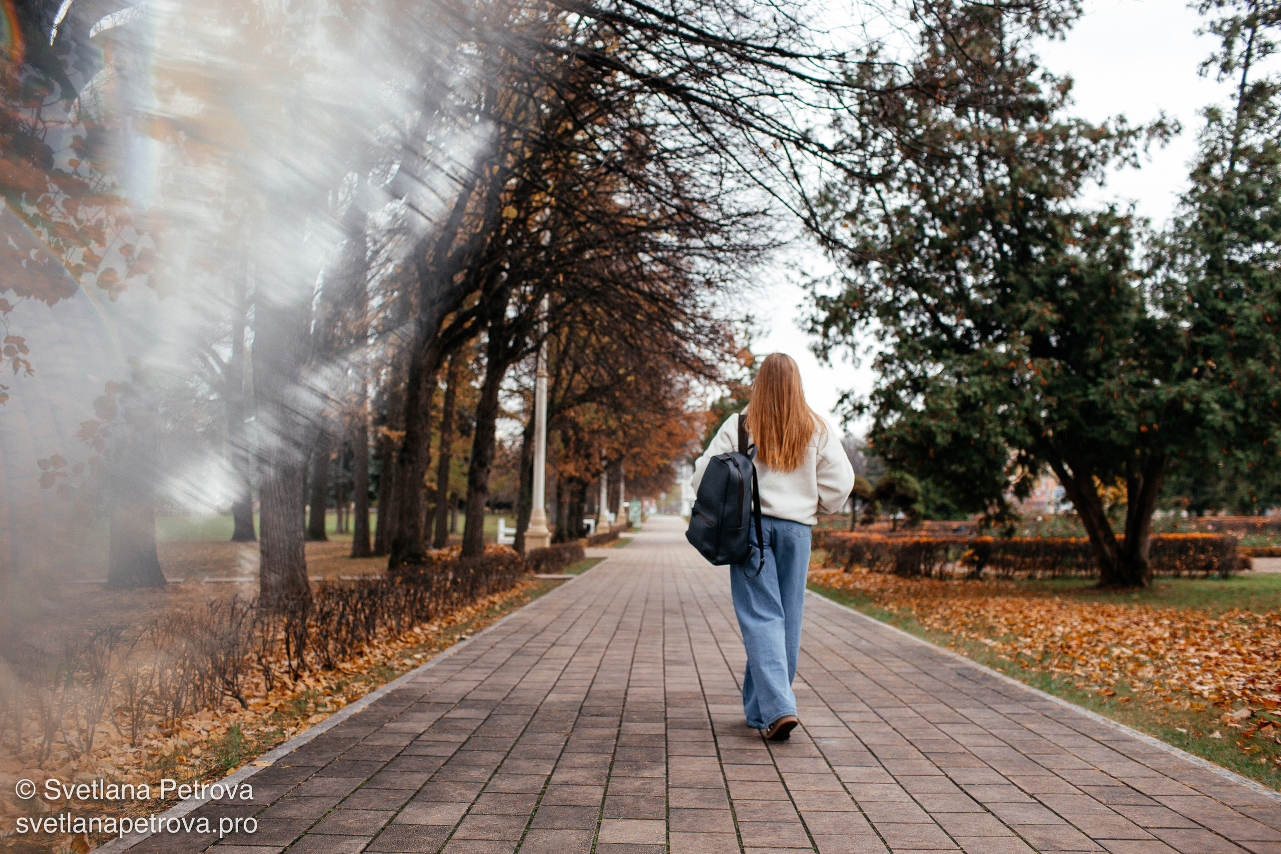 Индивидуальная съёмка на ВДНХ. Осень 2025. Фотограф Светлана Петрова
