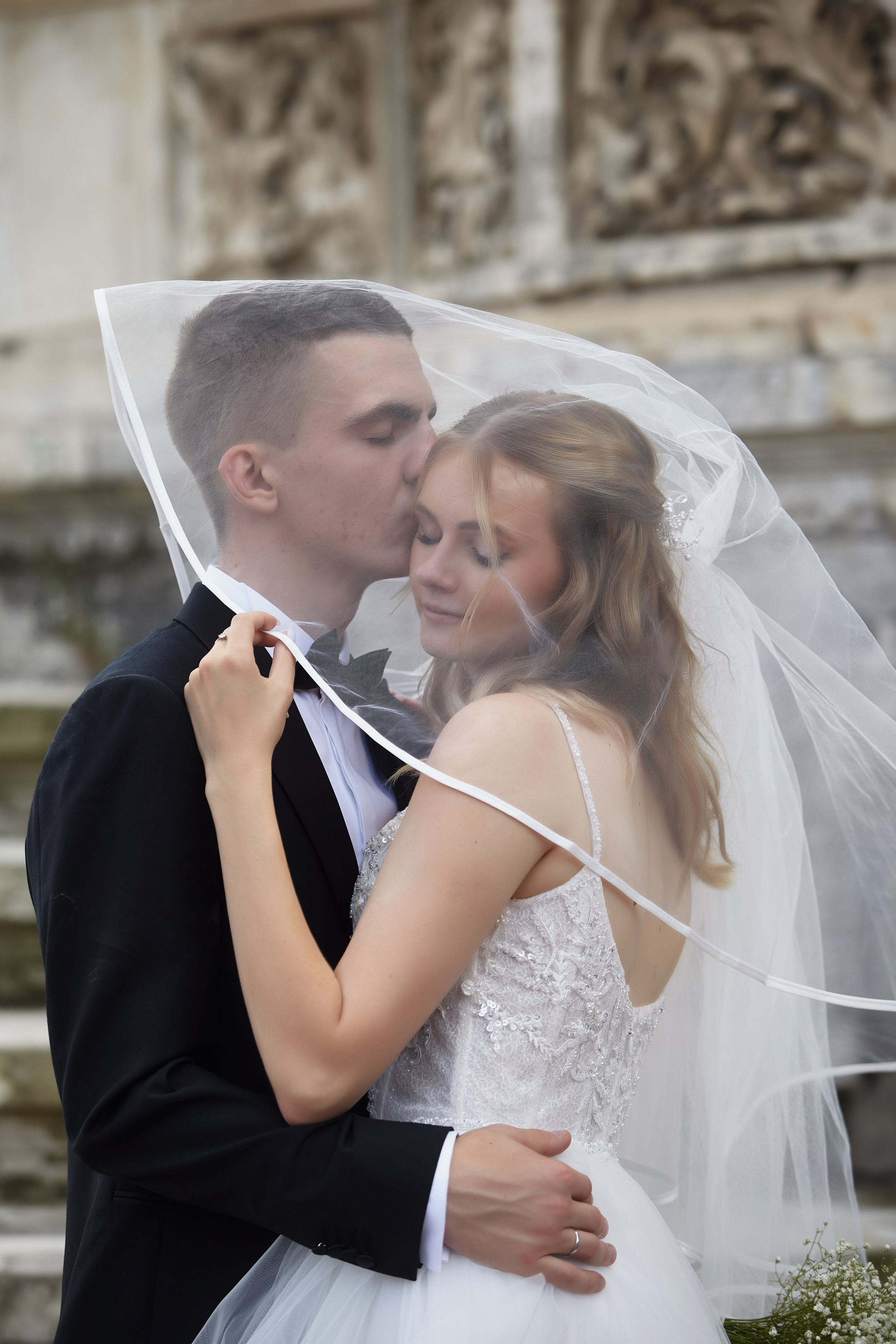 свадебная фотосессия в парке