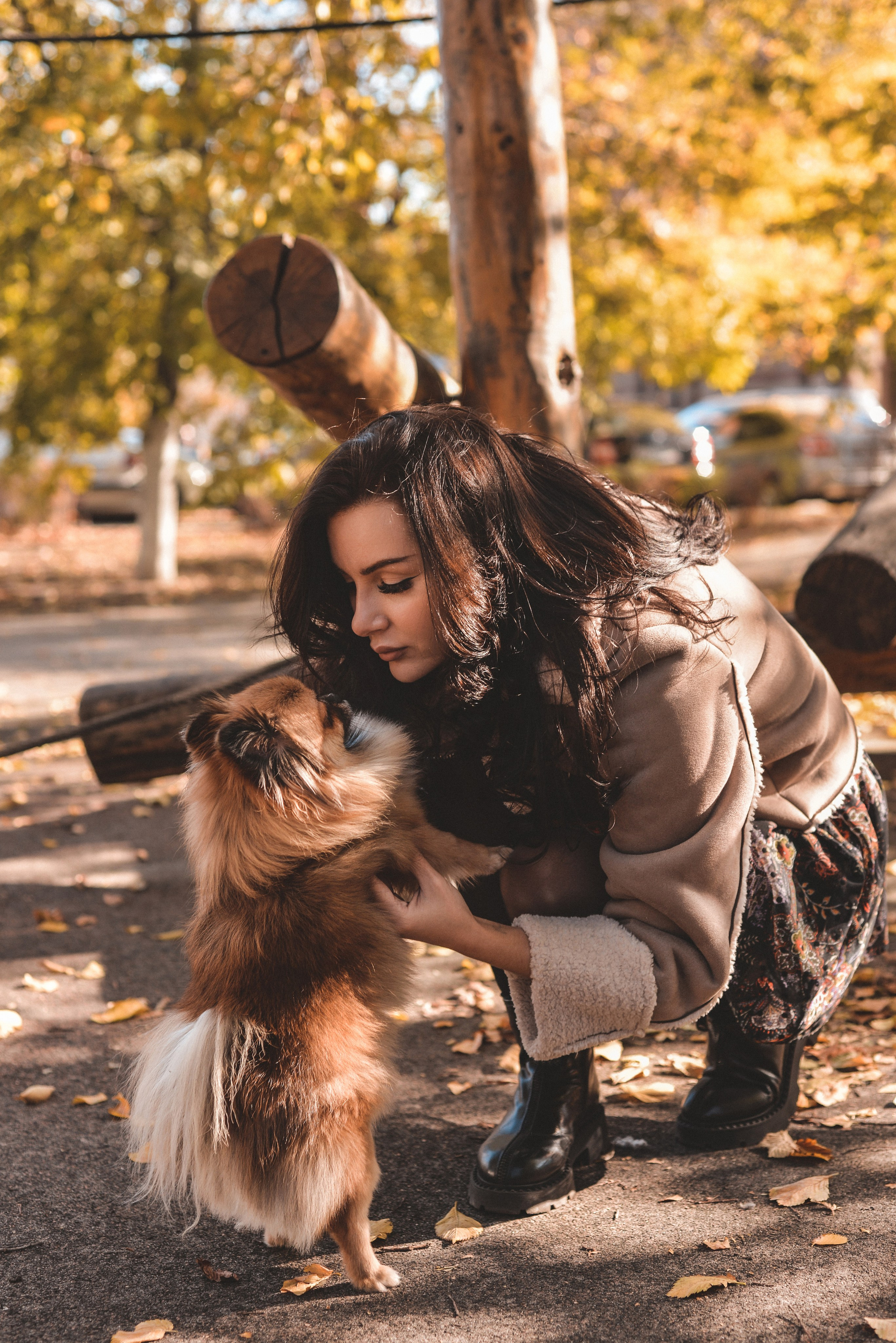 Алина с Кнопкой прогулка. Семейный и свадебный фотограф Галина Абакумова, фотосессии в Белгороде