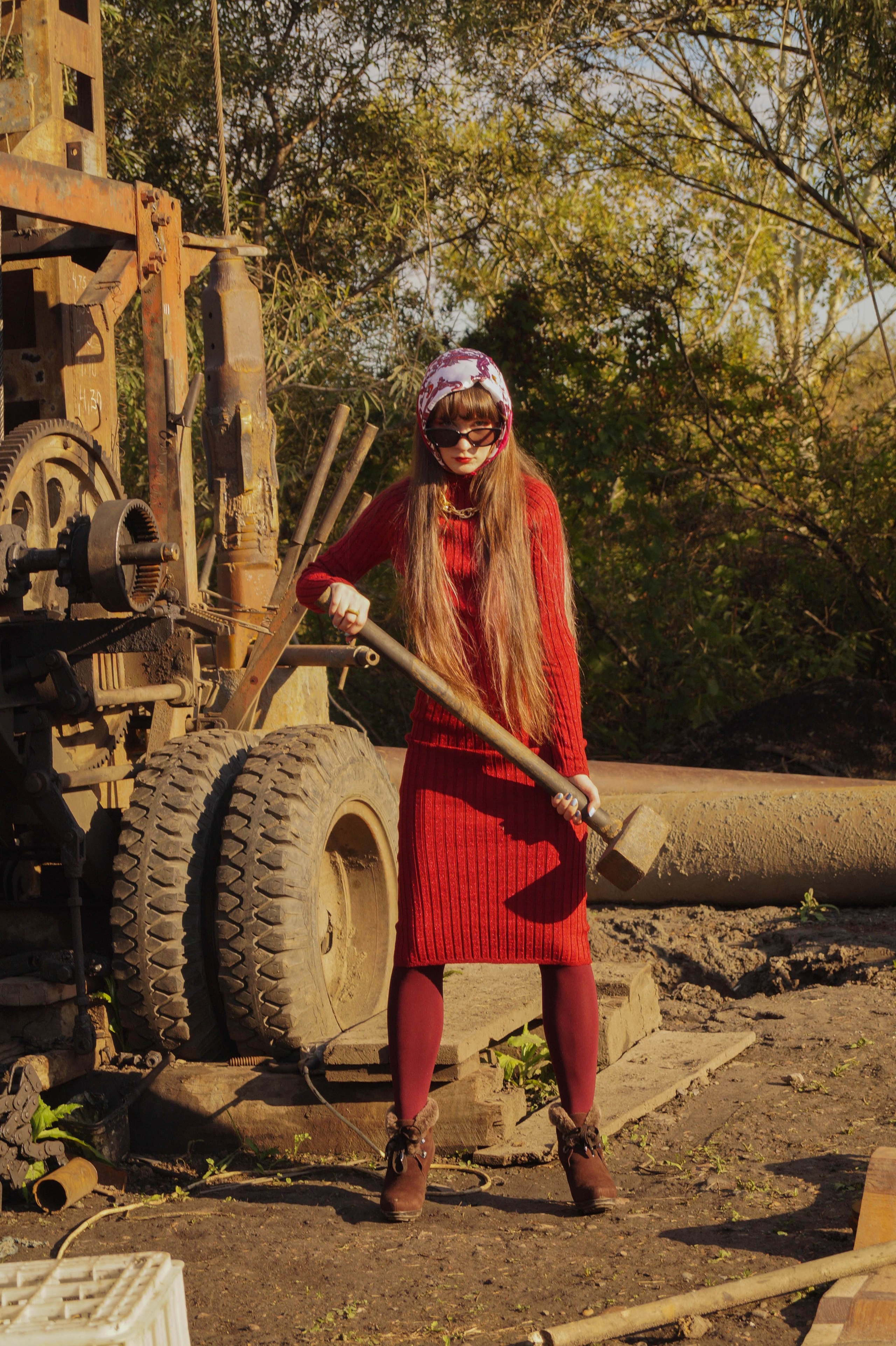Концептуальная съёмка «Fashion колхоз». Фотография Кемерово
