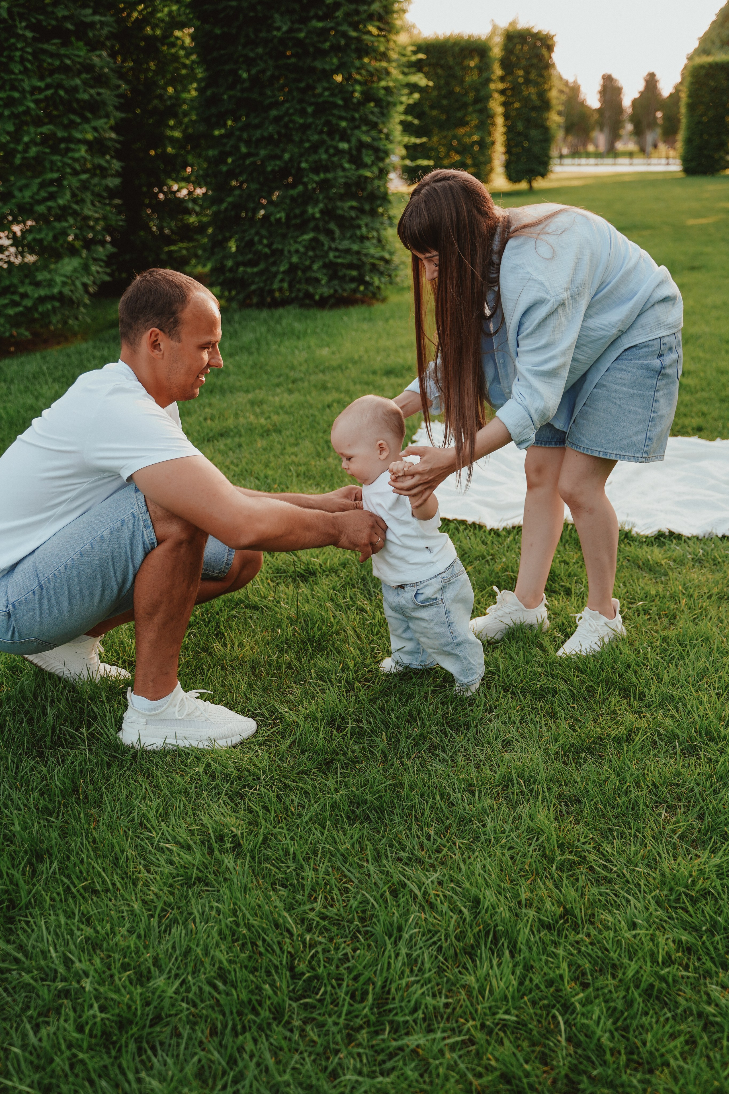 Семейная фотосессия в парке Галицкого. Семейный и женский фотограф в Краснодаре Анастасия Приймак