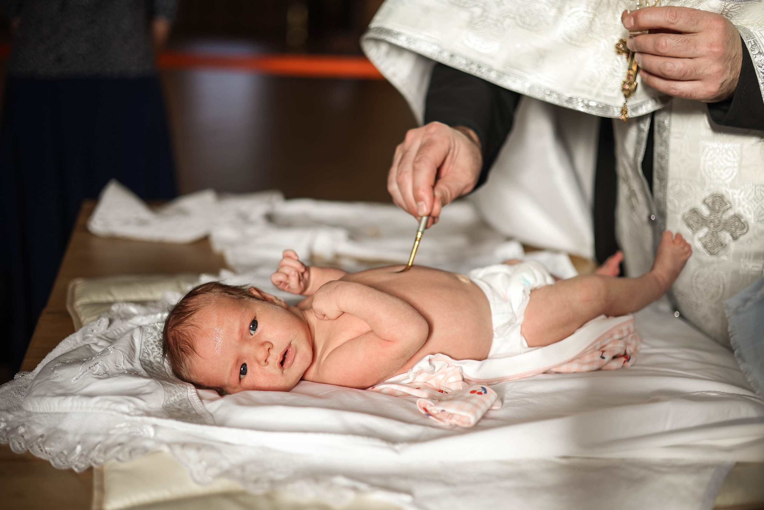 Крещение Вероники. Фотограф Анастасия Кувшинова Москва