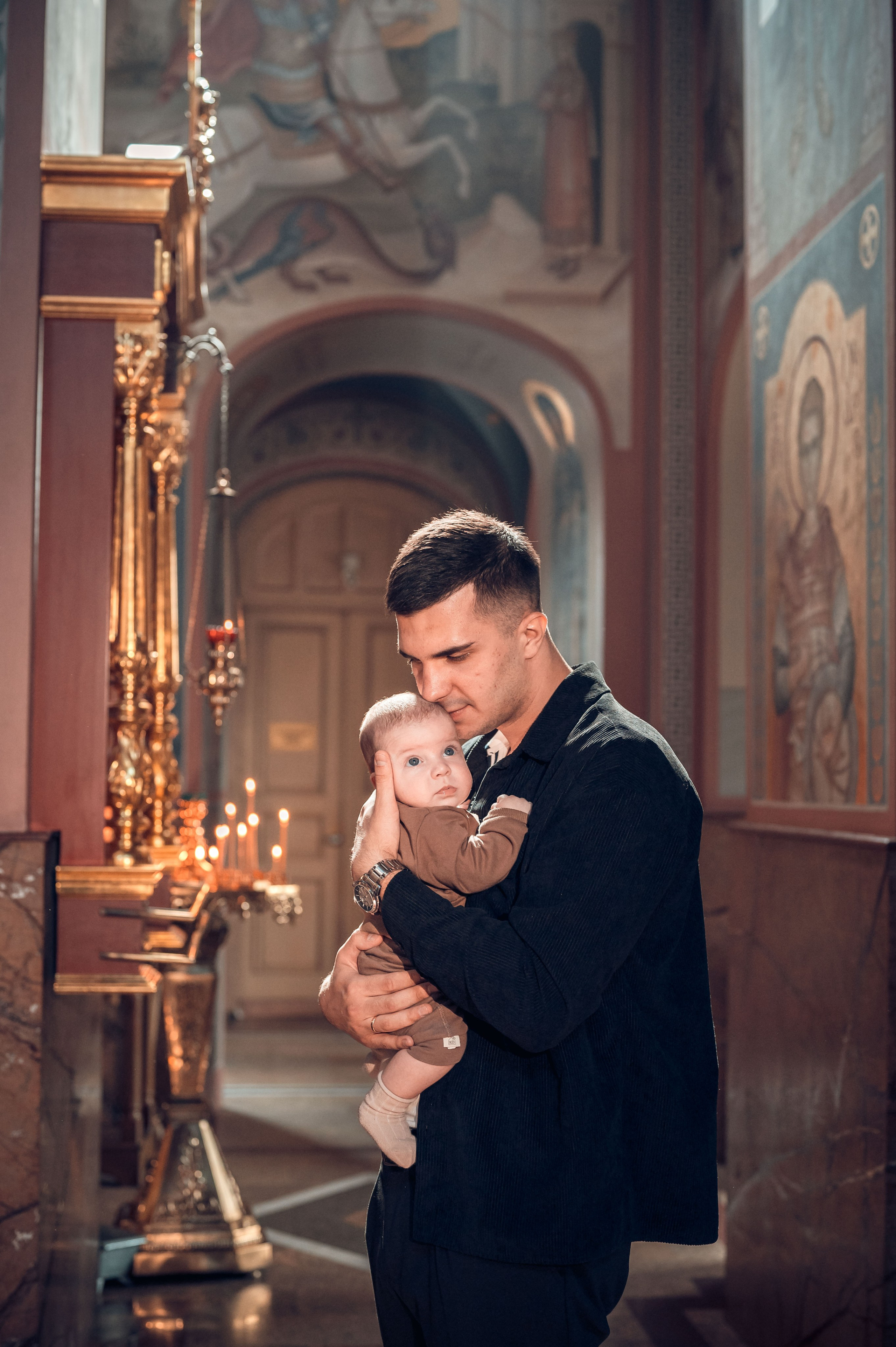 Таинство Крещения в Свято-Георгиевском Храме. Фотограф на Таинство Венчания и Крещения в Краснодаре Абрамова Людмила
