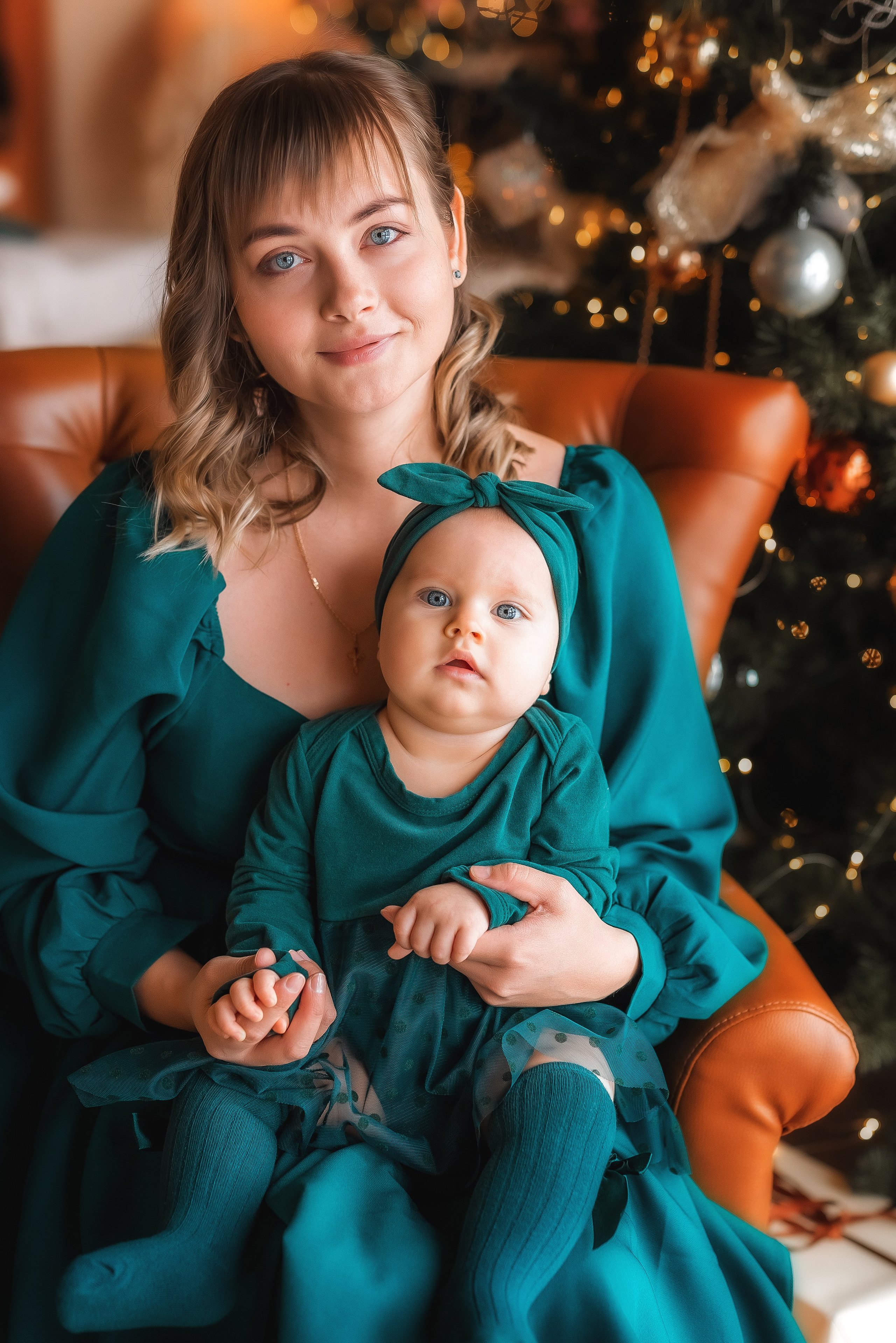 Новогодняя семейная фотосессия. Семейный, детский фотограф в Воронеже Анна Никитина