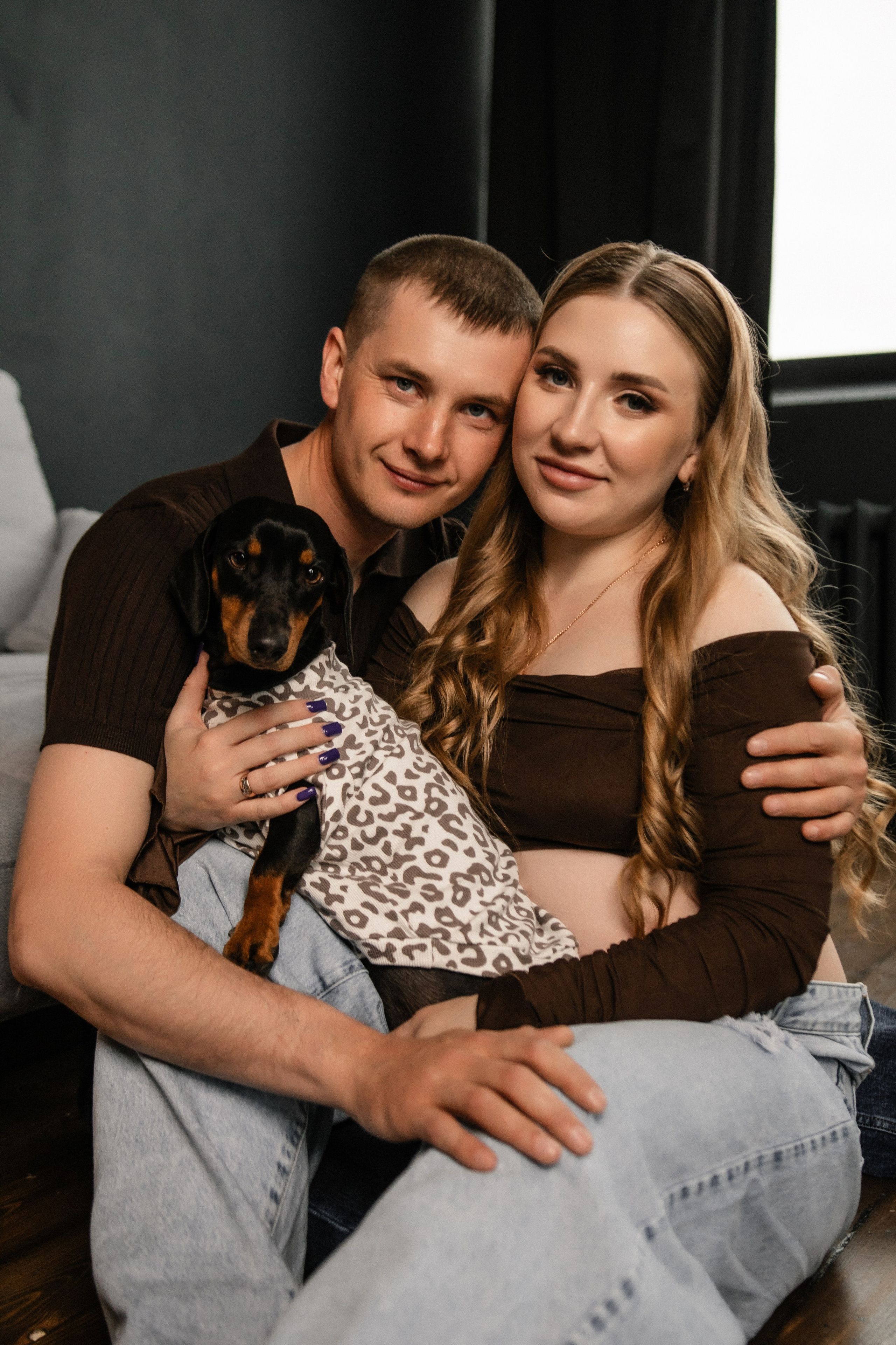 С ушастой Джесси. Фотограф Новосибирск