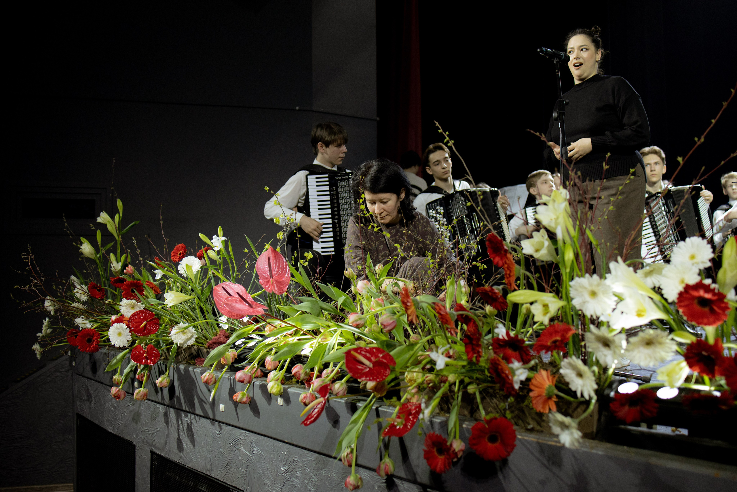 Оформление Отчетного концерта Музыкальной школы Глазунова. Оформление свадеб, декор свадеб Вера Маркова, Москва