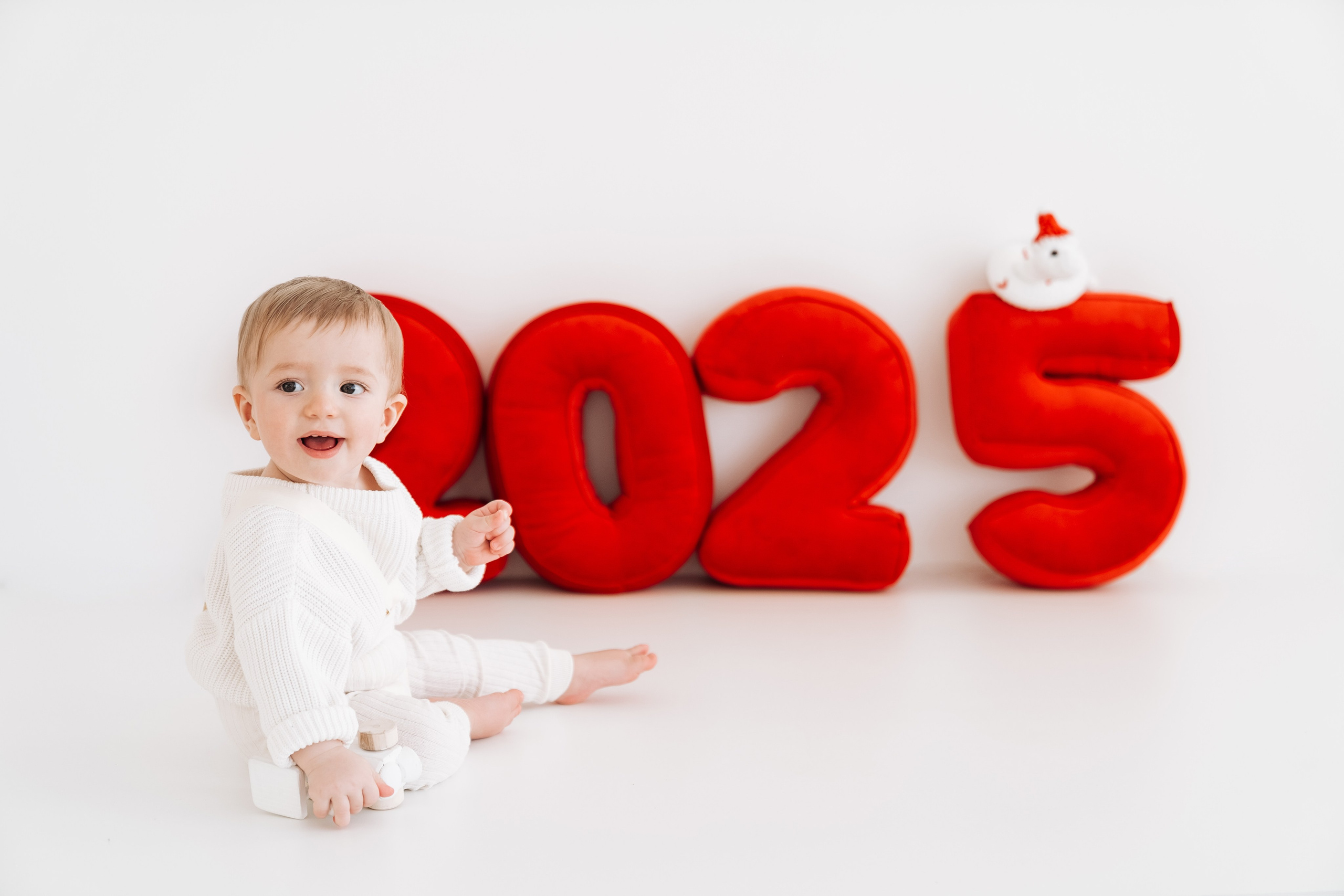 Новогодняя детская фотосессия для Феди. Семейный фотограф СПб Анастасия Василь. Фотосессия на годик