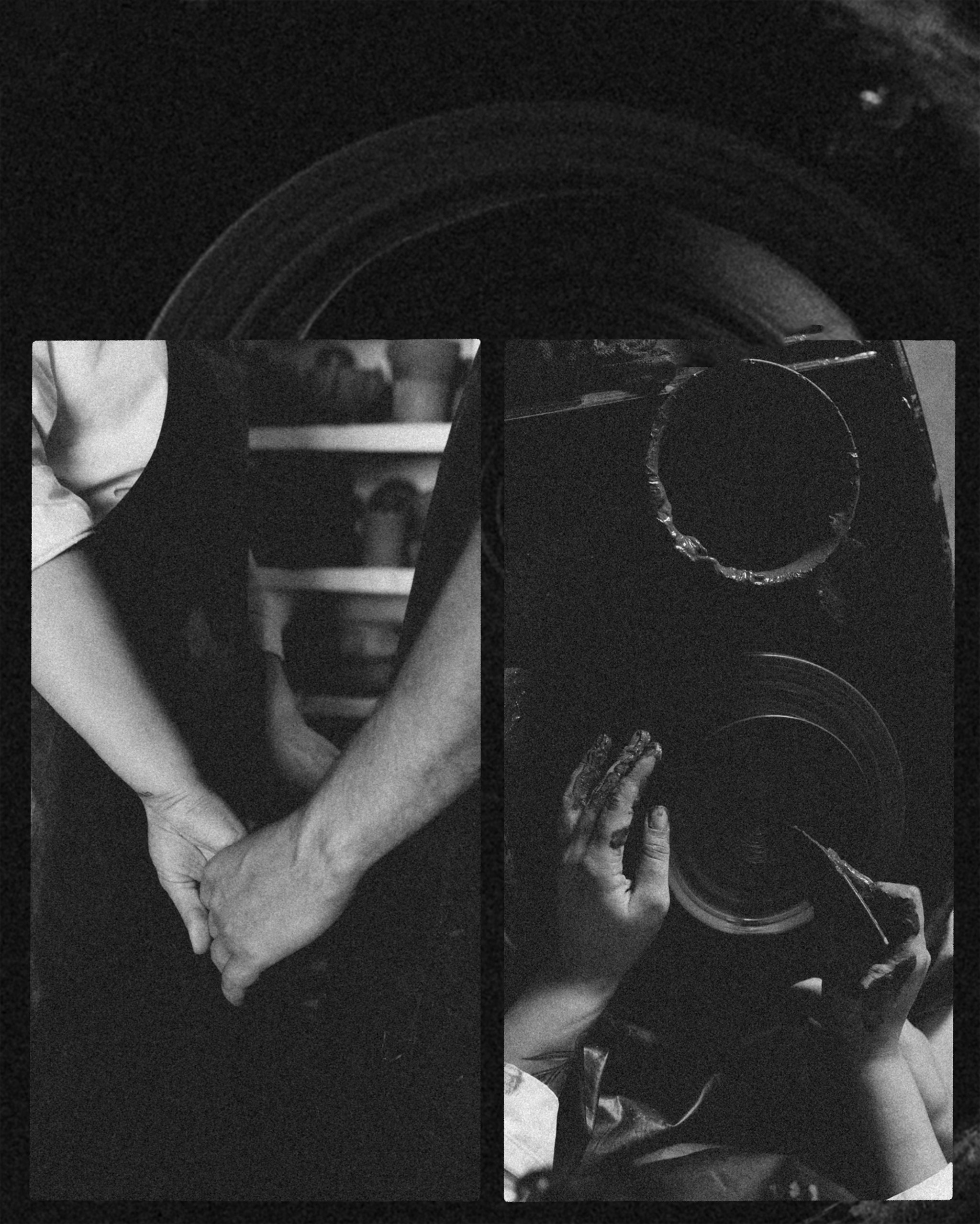 Анна и Юрий, мастерская. Фотограф Владимир Орлов