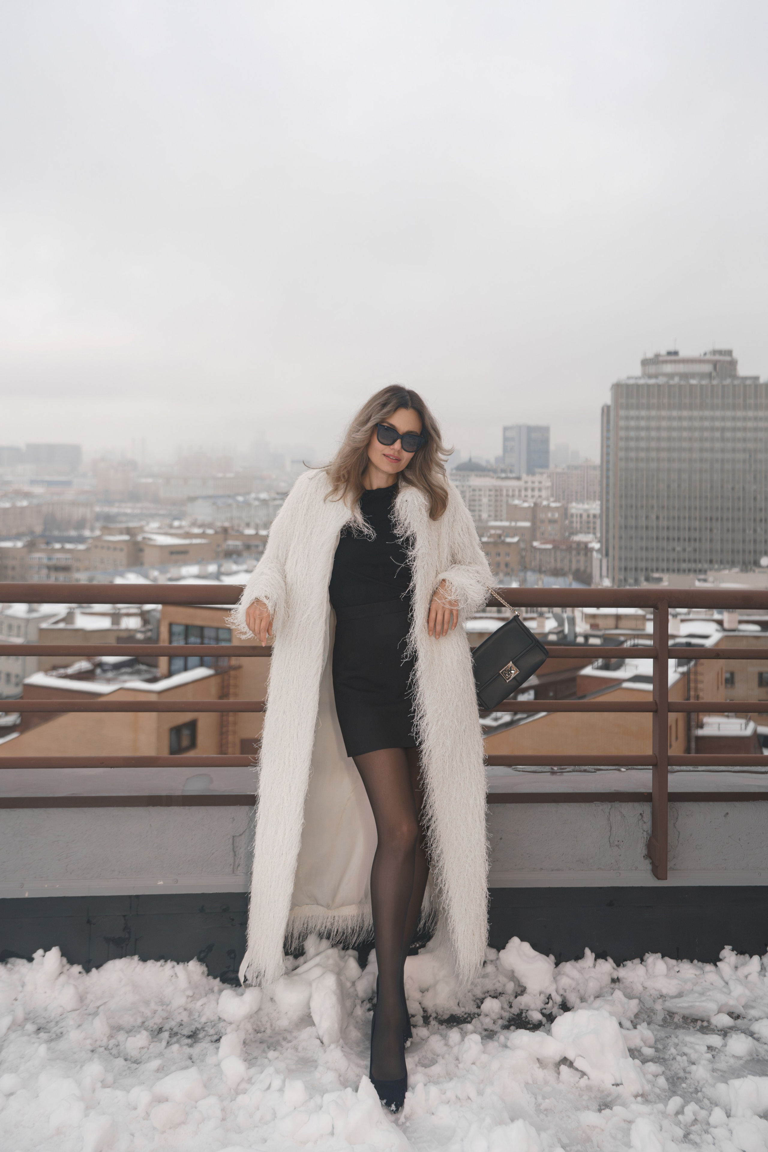 Съёмки на крыше в Москве. Фотограф Айгуль Вишня, съёмка в Москве и Санкт-Петербурге