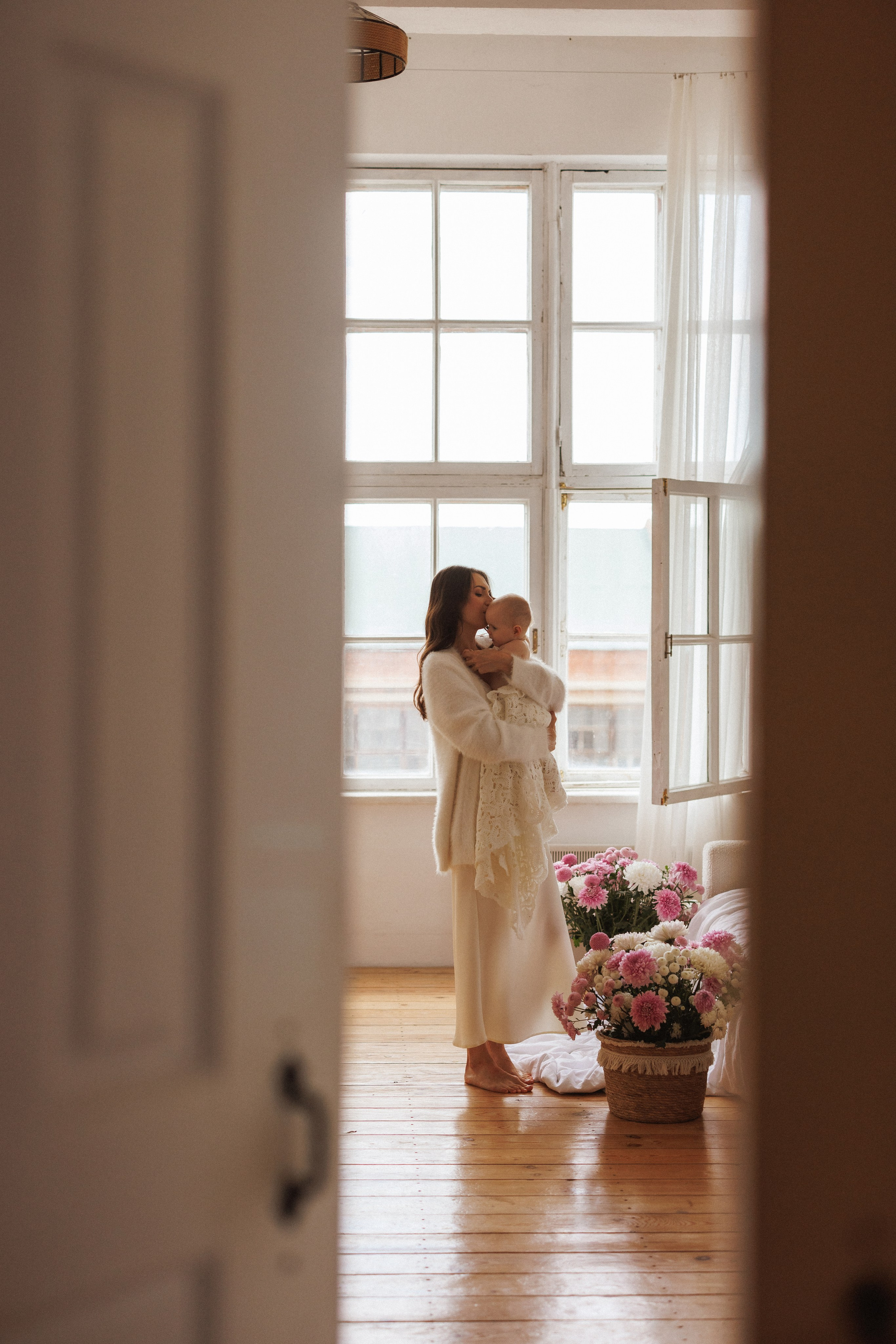 Фотосессия материнства, в фотостудии «Space JOBS», город Краснодар. Семейный и детский фотограф в Краснодаре Анна Трашкова