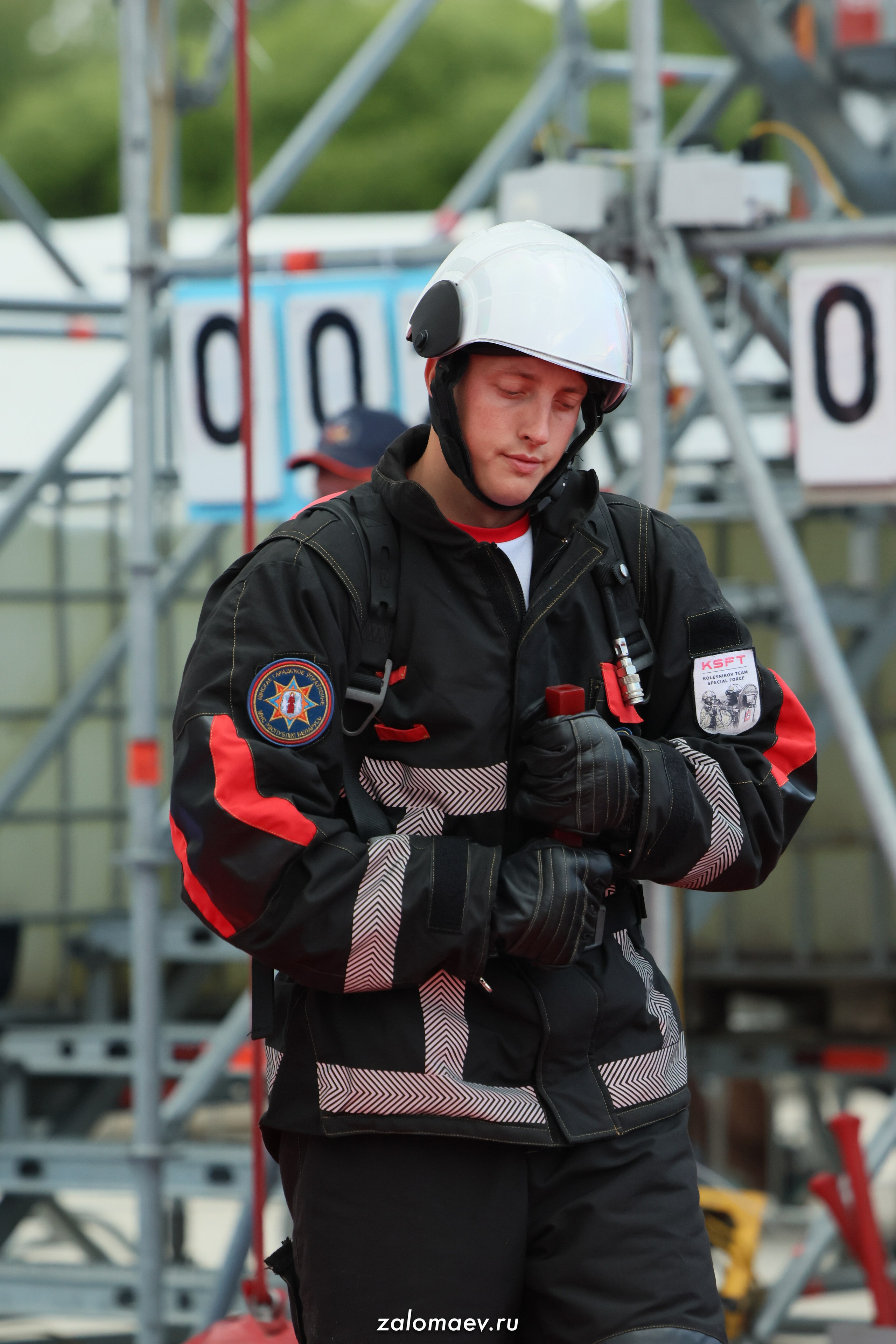 Сильнейший пожарный. Фотограф Александр Заломаев