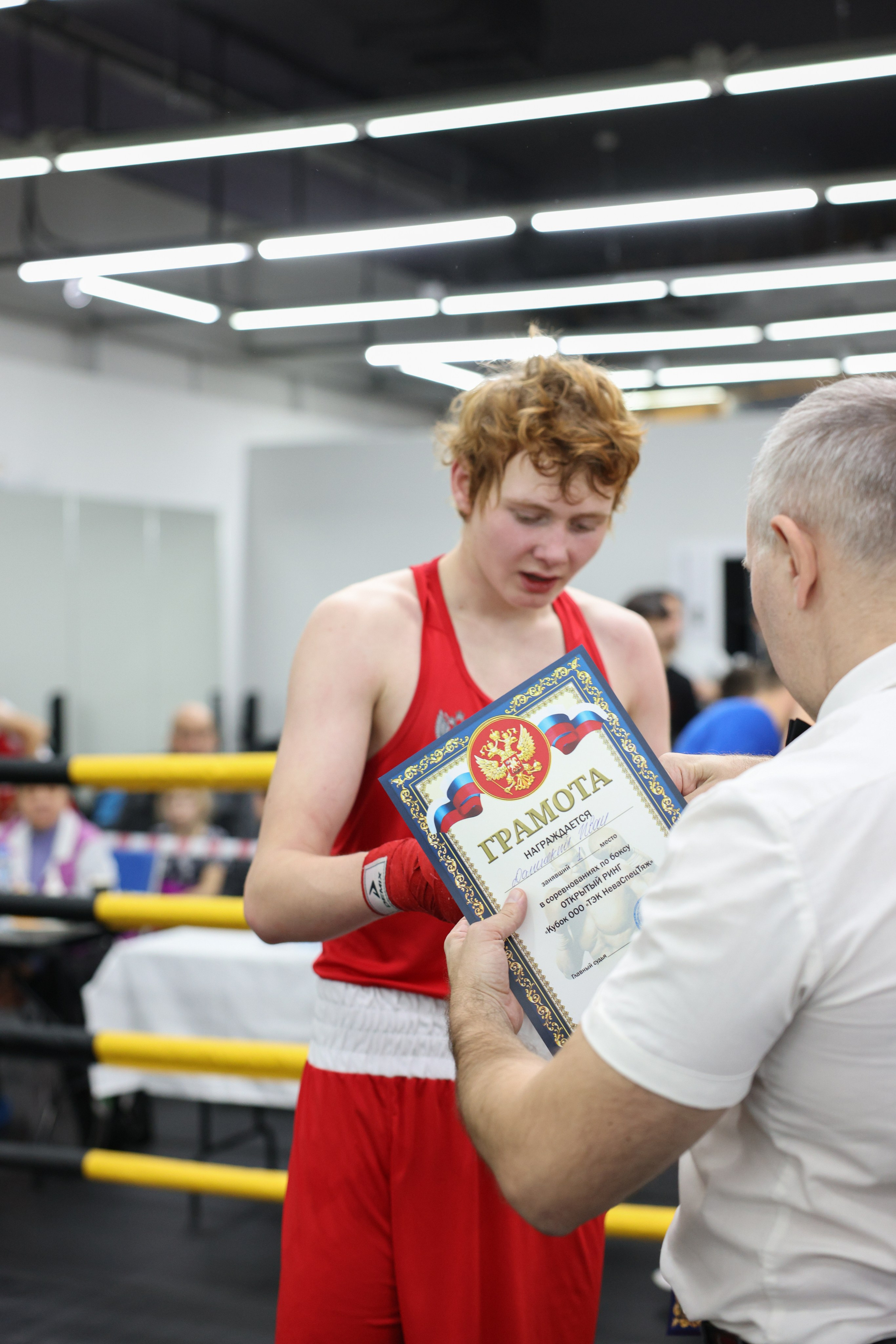 Открытый ринг «кубок ООО «ТЭК НеваСпецТяж». Фотограф Александр Заломаев