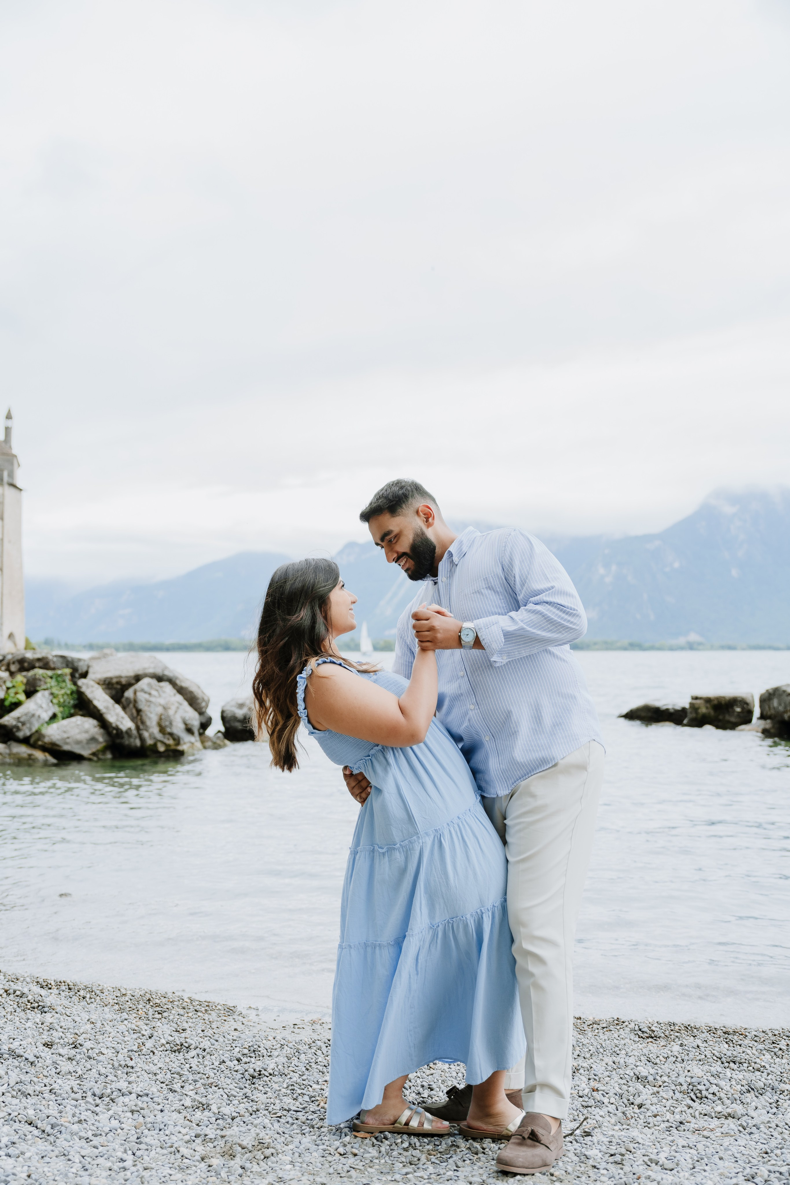 Krishna & Ravi | Proposal Montreux. Professional Wedding Photographer Geneva & Romande Switzerland | Tanya Creator