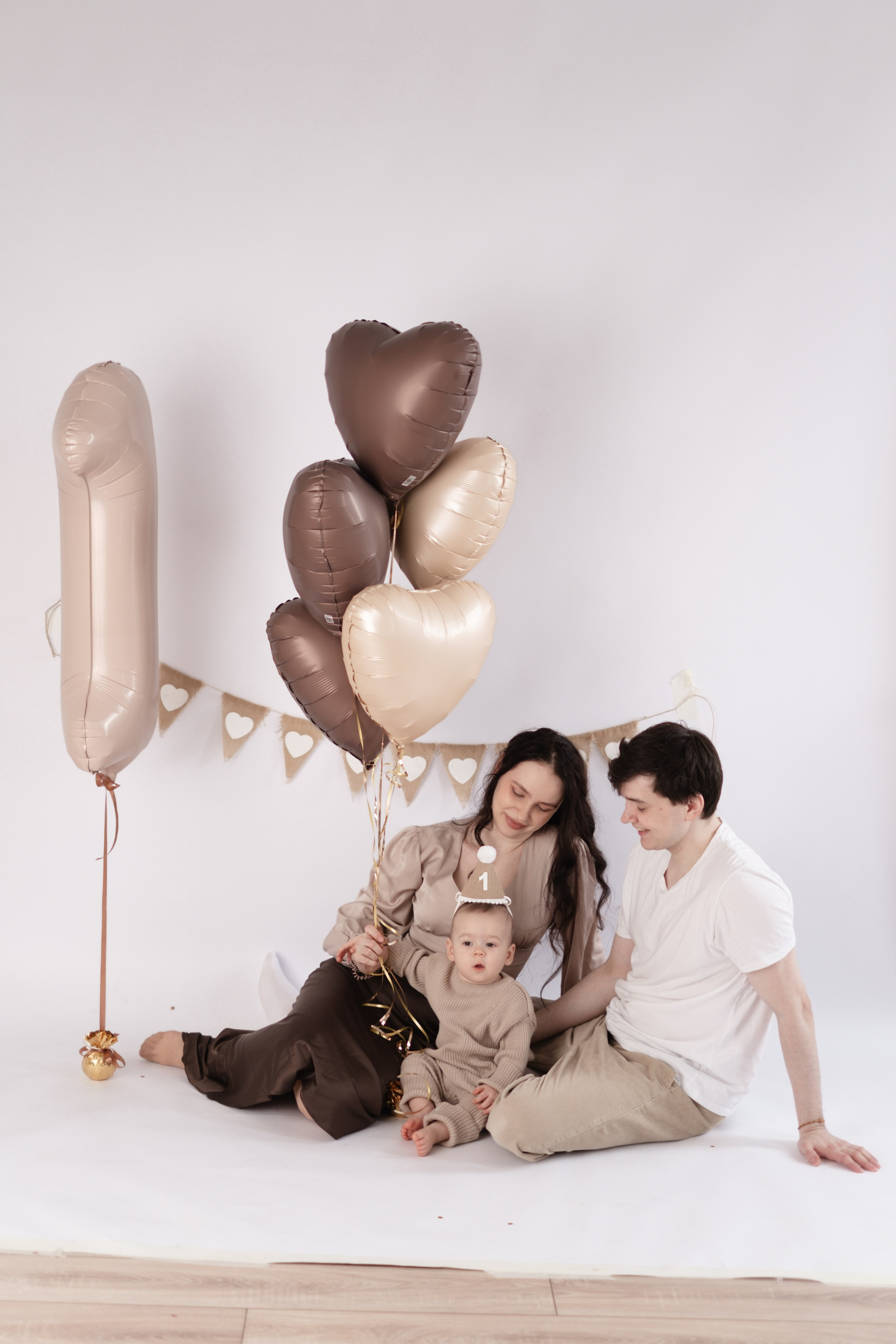 Годик Алексею. Семейный детский ньюборн фотограф в Москве Марта Петрова