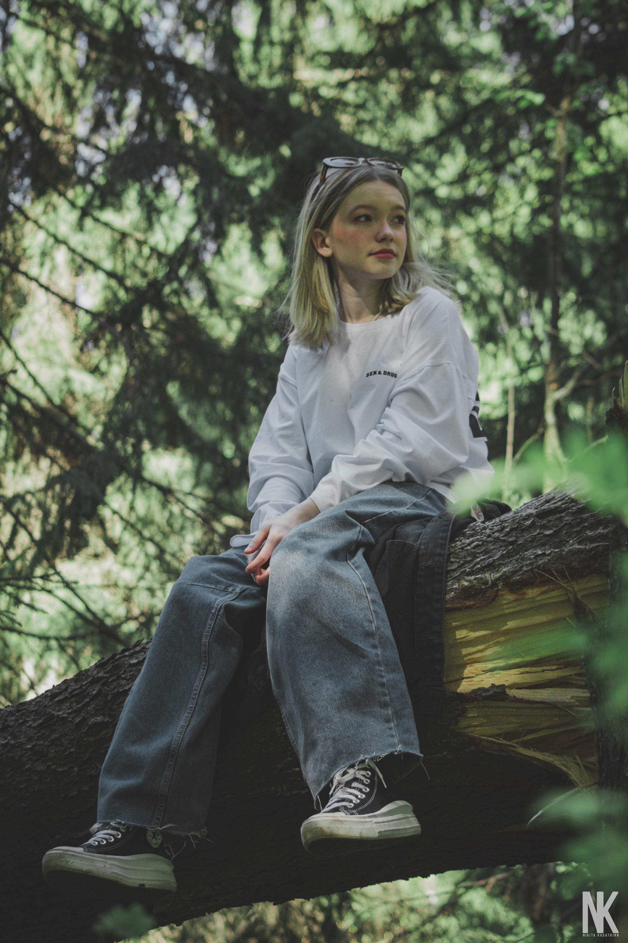 Саша. Фотосессия в лесу. Касаткин Никита. Фотограф