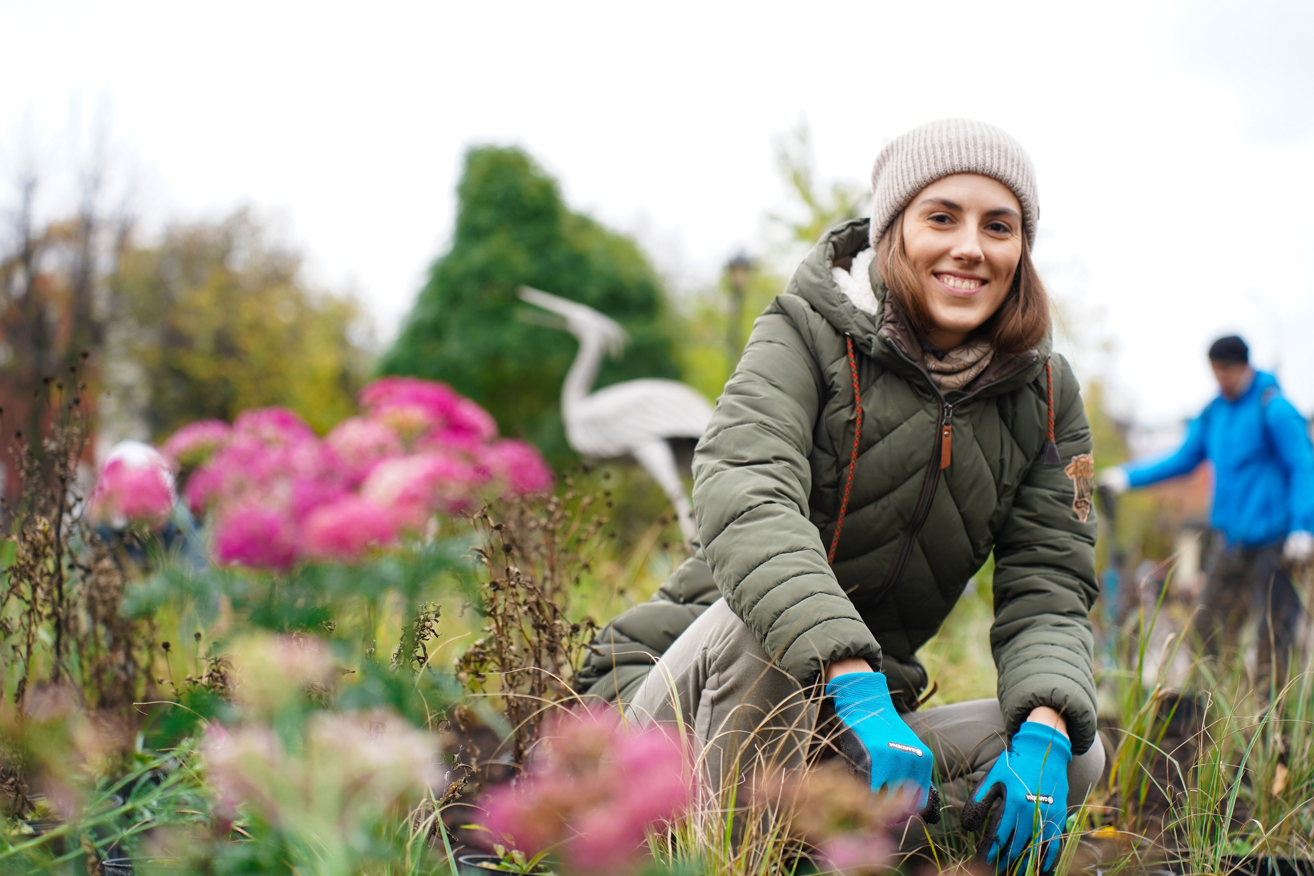 Создание клумбы «Журавлиная заря». Спортивный и репортажный фотограф в Иваново Сергей Силкин