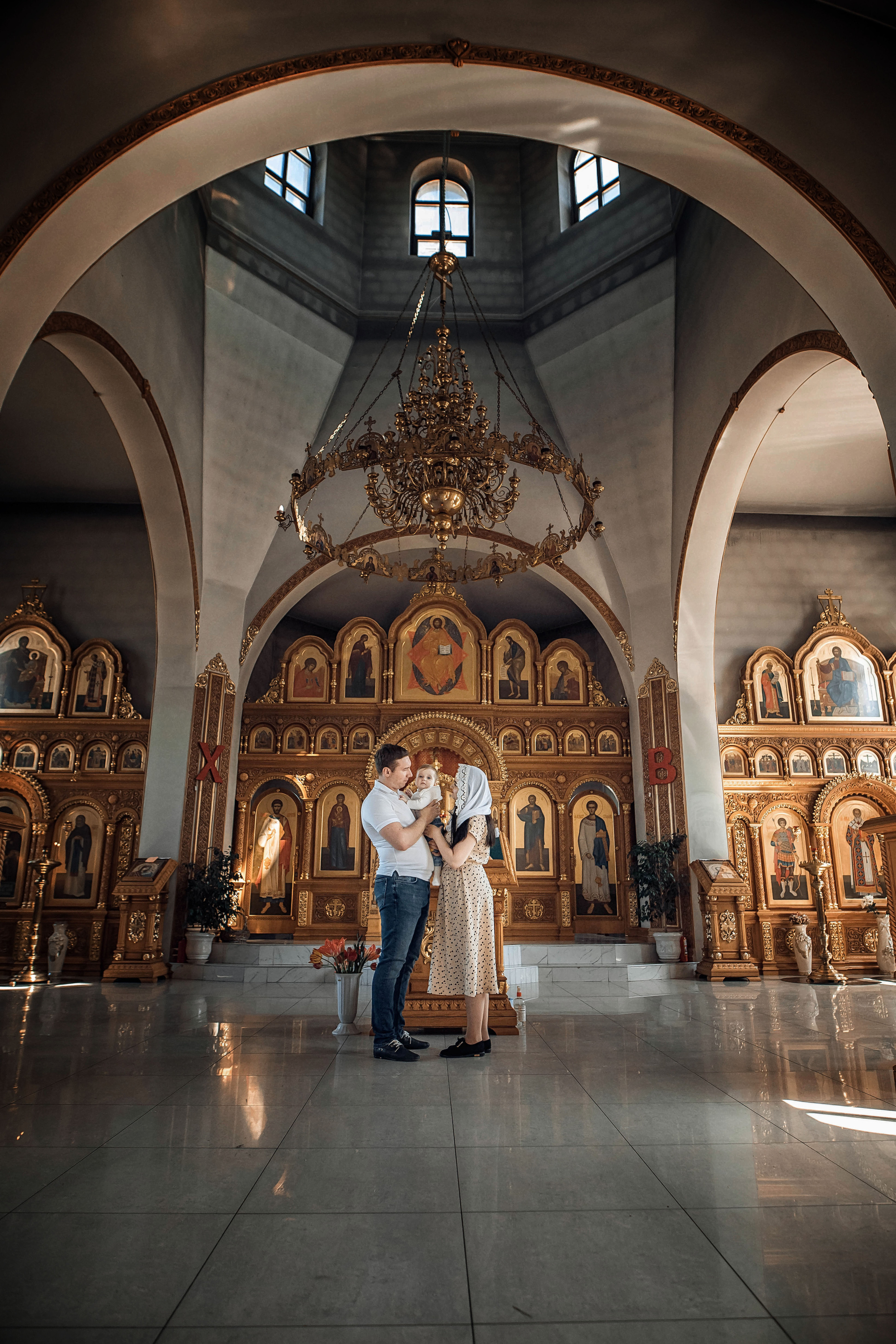 Таинство Крещение Александры. Храм Святого Луки г. Волжский. Церковный, семейный и репортажный фотограф Волгоград, Волжский