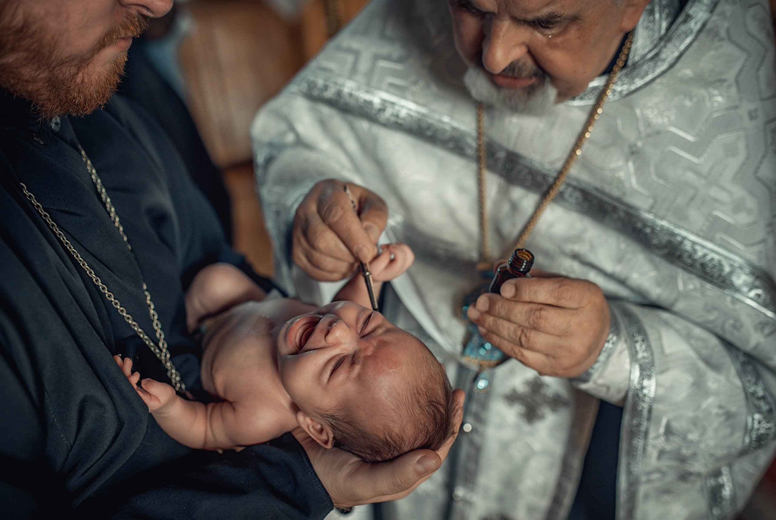 Таинство Крещения Анастасии. Храм Николая Чудотворца г. Волгоград. Церковный, семейный и репортажный фотограф Волгоград, Волжский