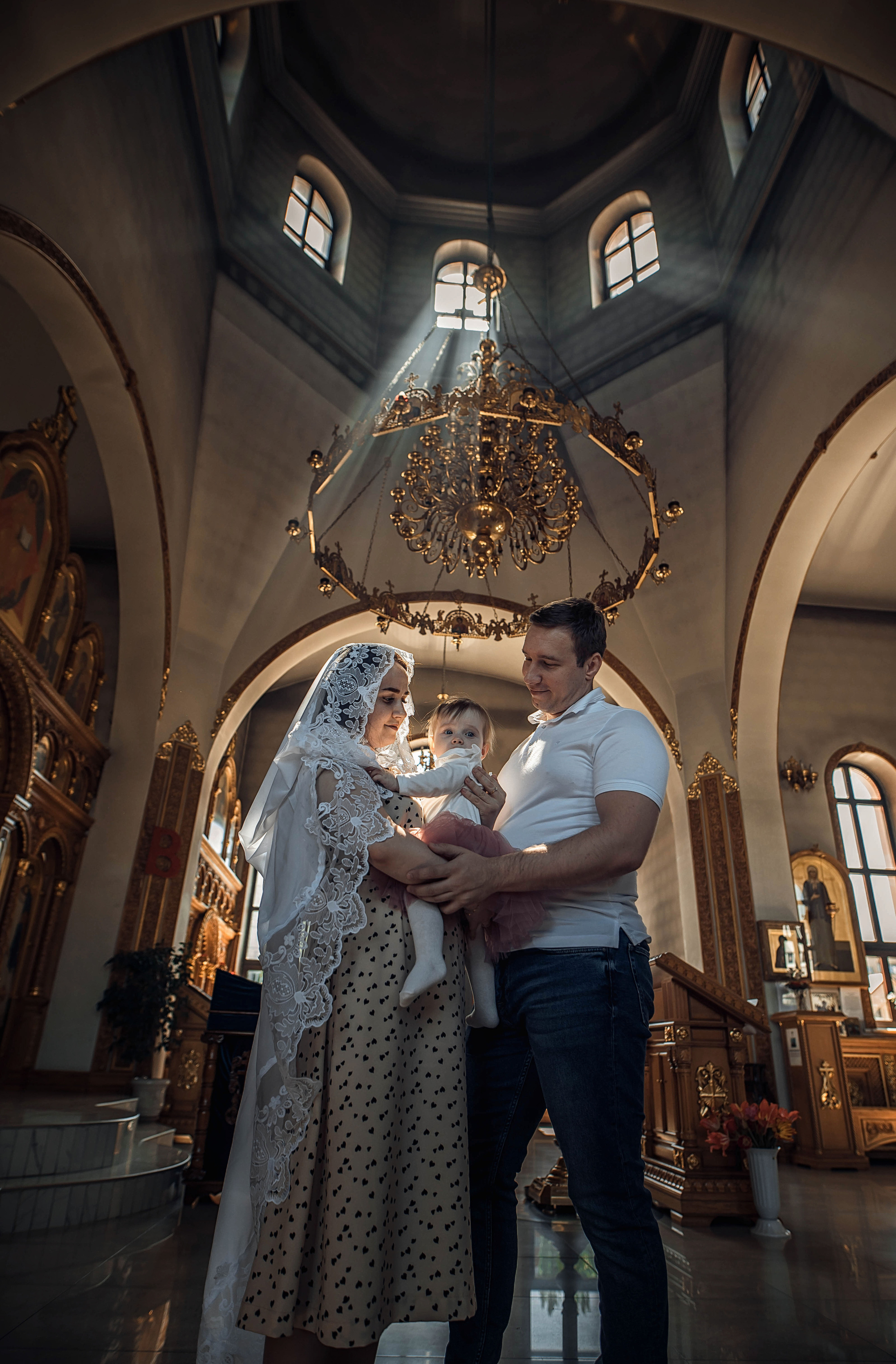 Таинство Крещение Александры. Храм Святого Луки г. Волжский. Церковный, семейный и репортажный фотограф Волгоград, Волжский