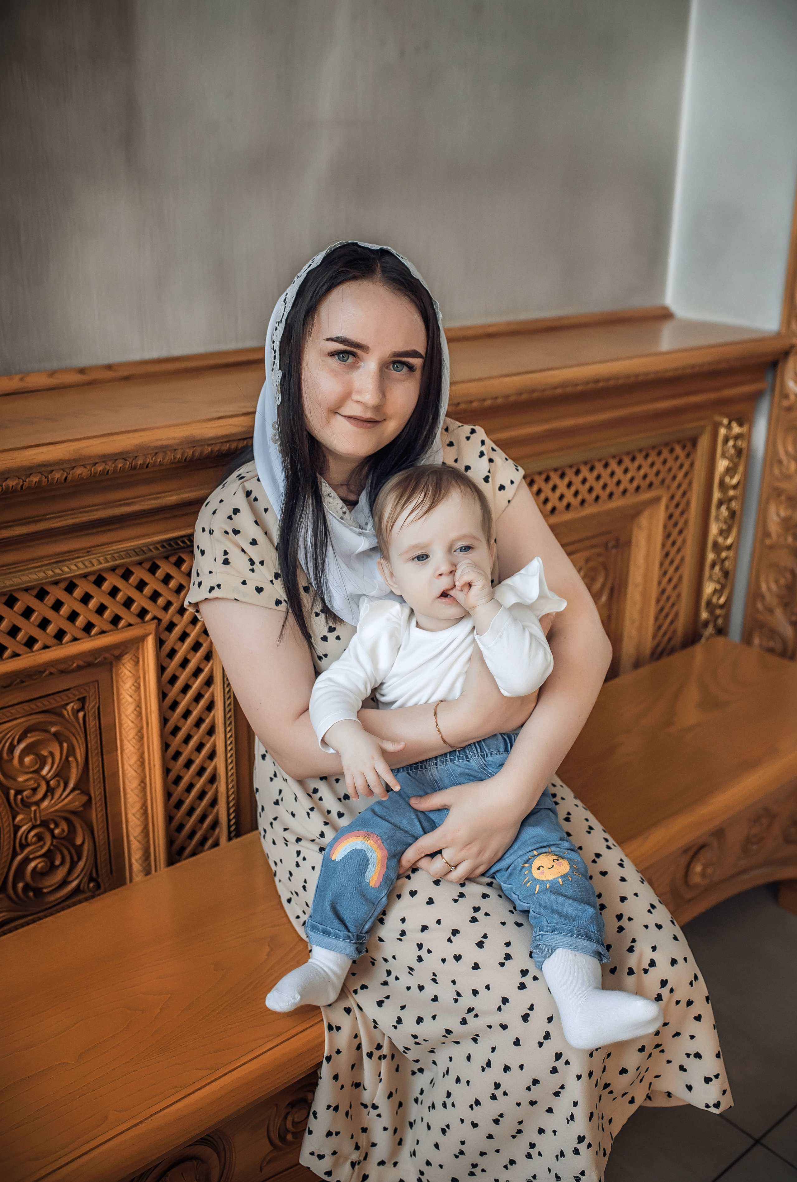 Таинство Крещение Александры. Храм Святого Луки г. Волжский. Церковный, семейный и репортажный фотограф Волгоград, Волжский