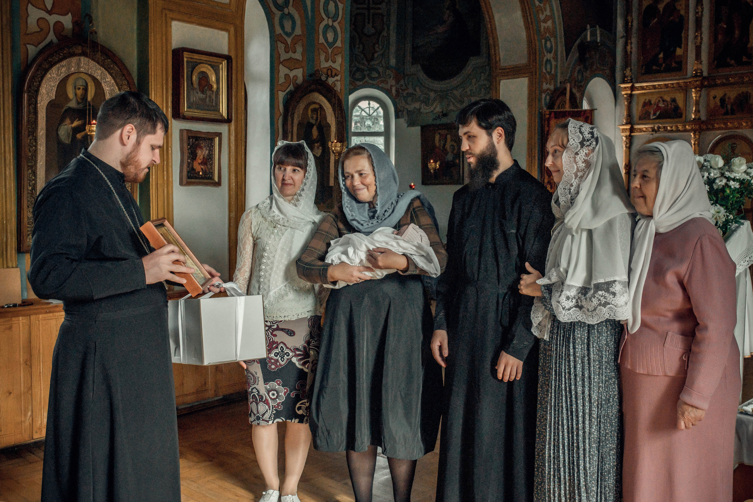Таинство Крещения Анастасии. Храм Николая Чудотворца г. Волгоград. Церковный, семейный и репортажный фотограф Волгоград, Волжский