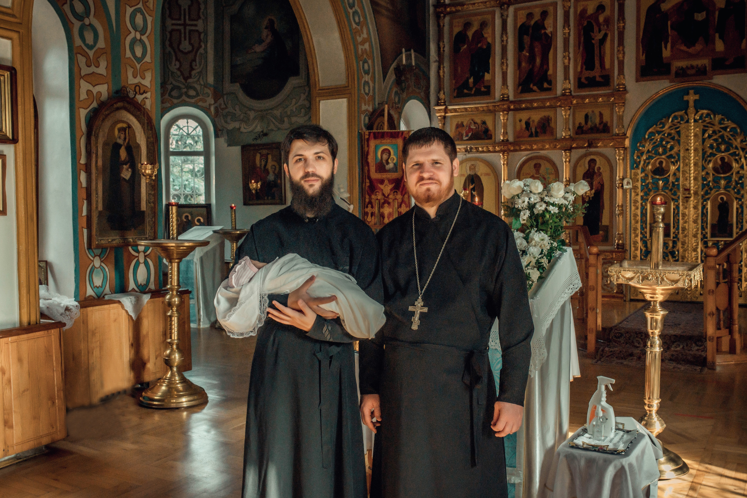 Таинство Крещения Анастасии. Храм Николая Чудотворца г. Волгоград. Церковный, семейный и репортажный фотограф Волгоград, Волжский