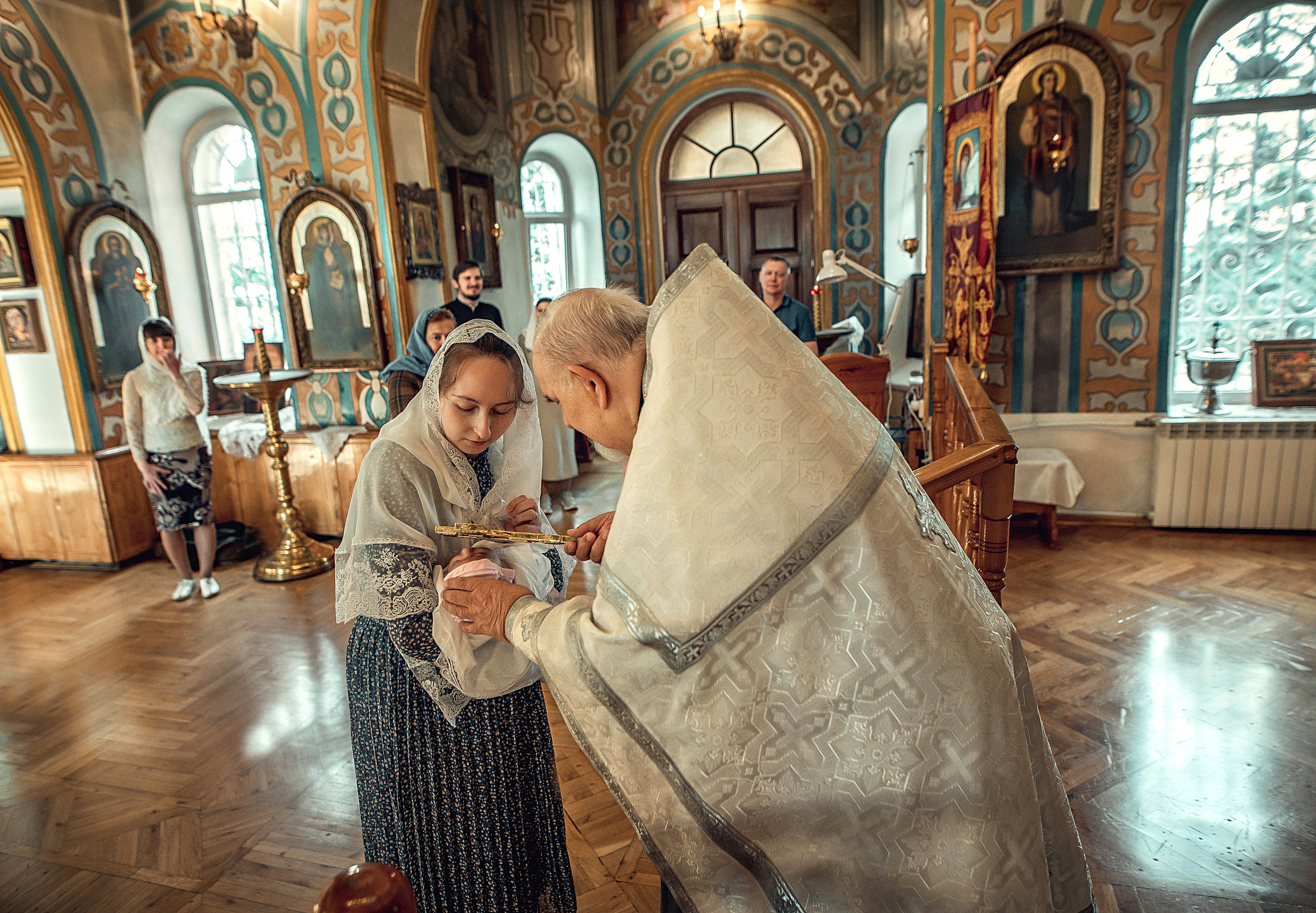 Таинство Крещения Анастасии. Храм Николая Чудотворца г. Волгоград. Церковный, семейный и репортажный фотограф Волгоград, Волжский