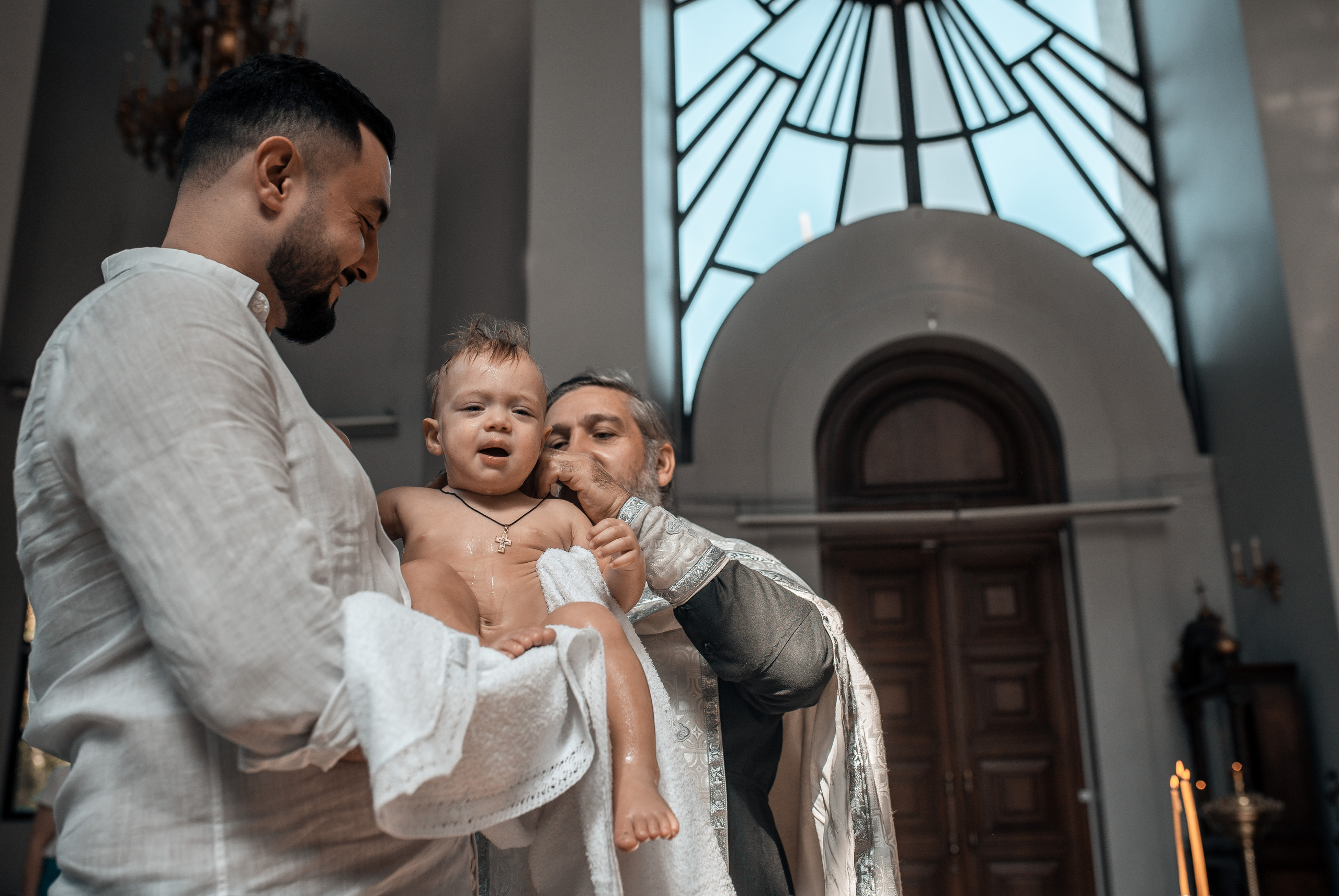 Таинство Крещение Давида. Храм Всех Святых Мамаев Курган г. Волгоград. Церковный, семейный и репортажный фотограф Волгоград, Волжский