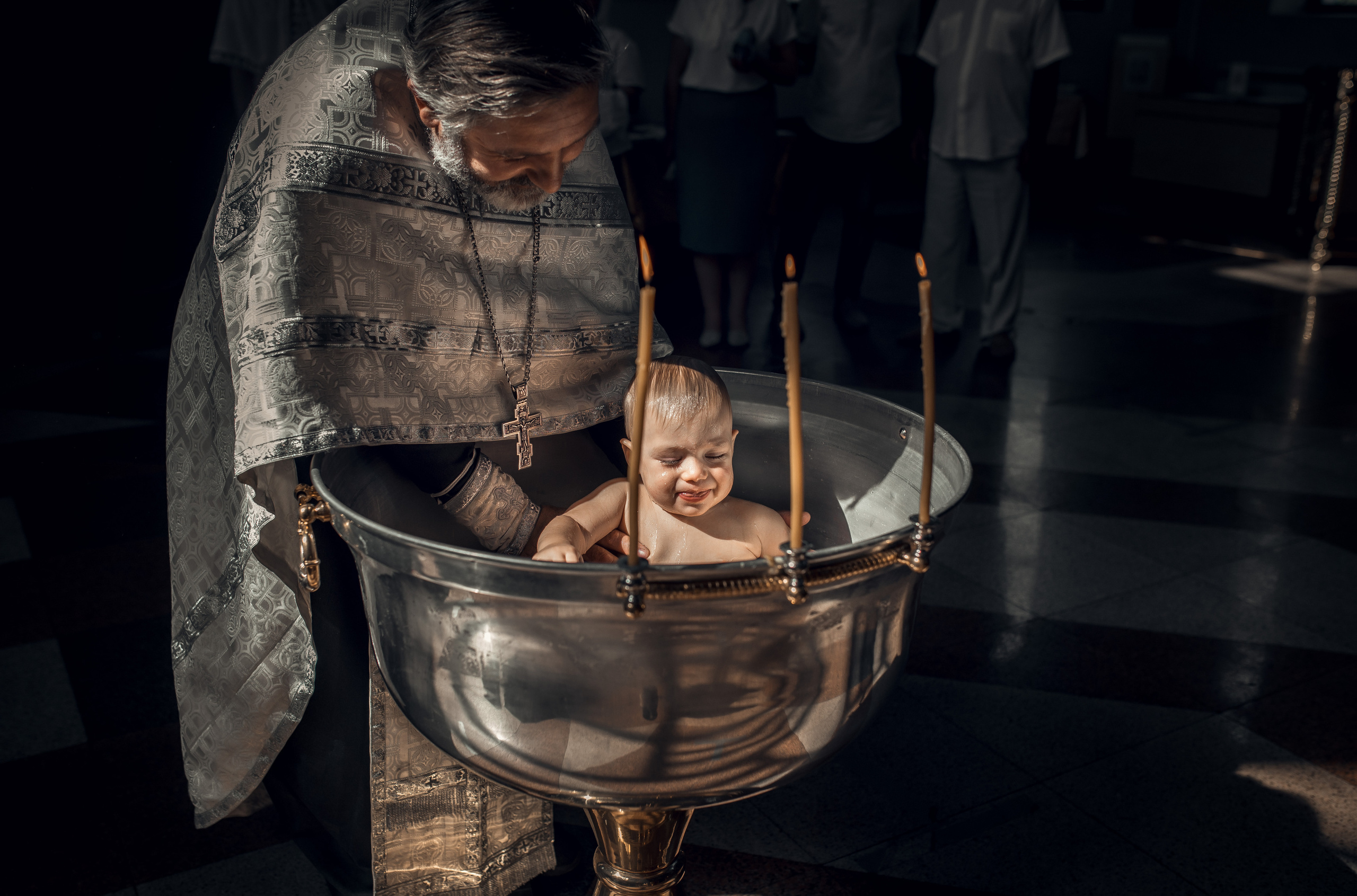 Таинство Крещение Давида. Храм Всех Святых Мамаев Курган г. Волгоград. Церковный, семейный и репортажный фотограф Волгоград, Волжский