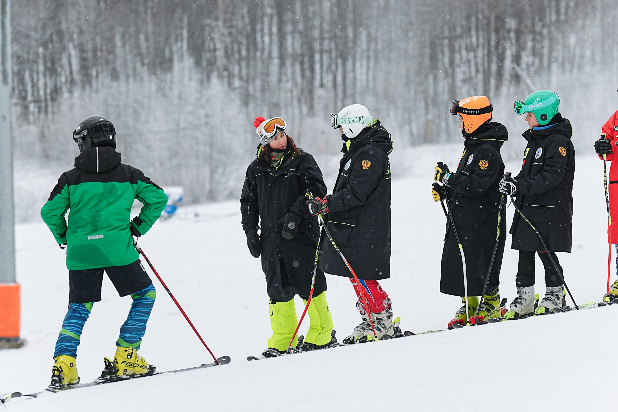 Горные лыжи. Первенство Центрального Федерального Округа. GS U14 Шуколово. Фотограф Студитский Евгений