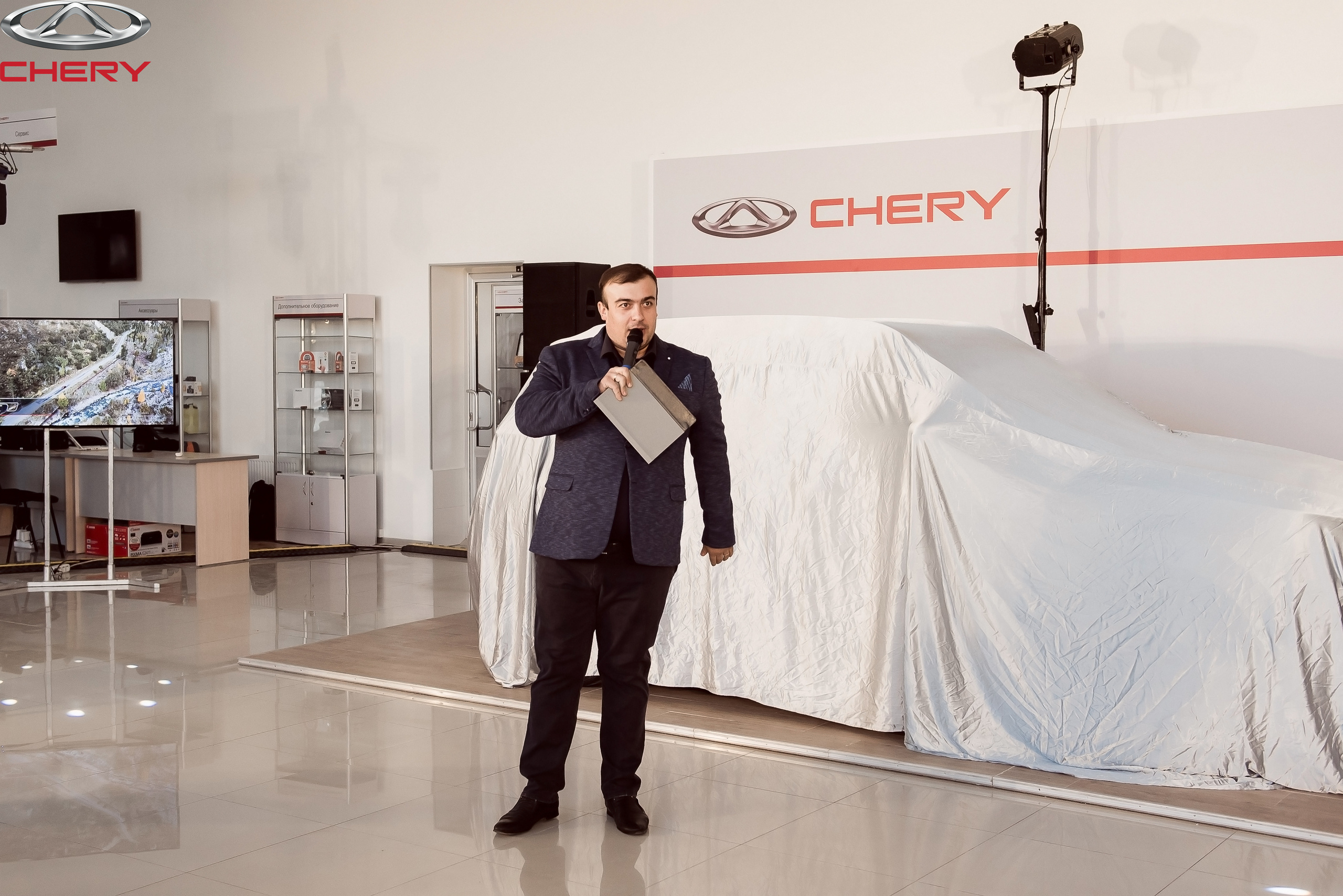 Презентация новой Chery. Свадебный фотограф в Крыму Александр Богомазов