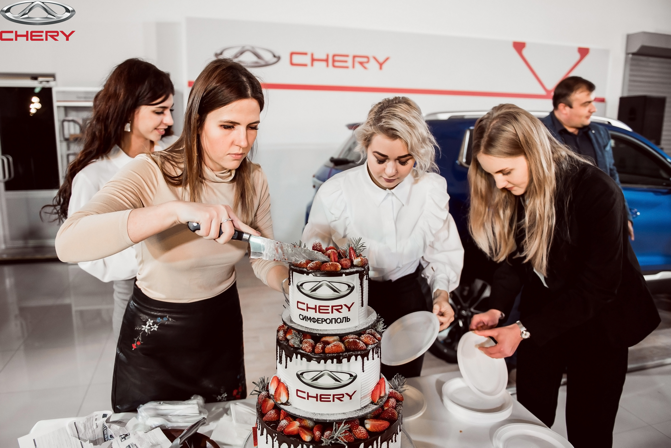 Презентация новой Chery. Свадебный фотограф в Крыму Александр Богомазов