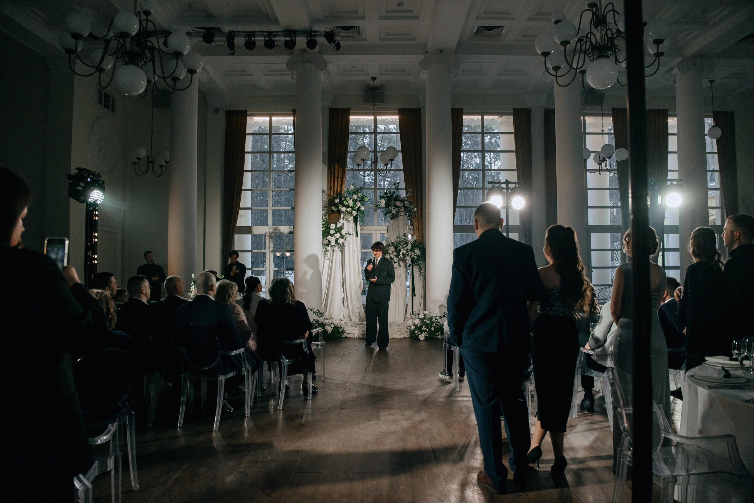 Свадебный банкет на вилле Политика. Свадебный фотограф Москва