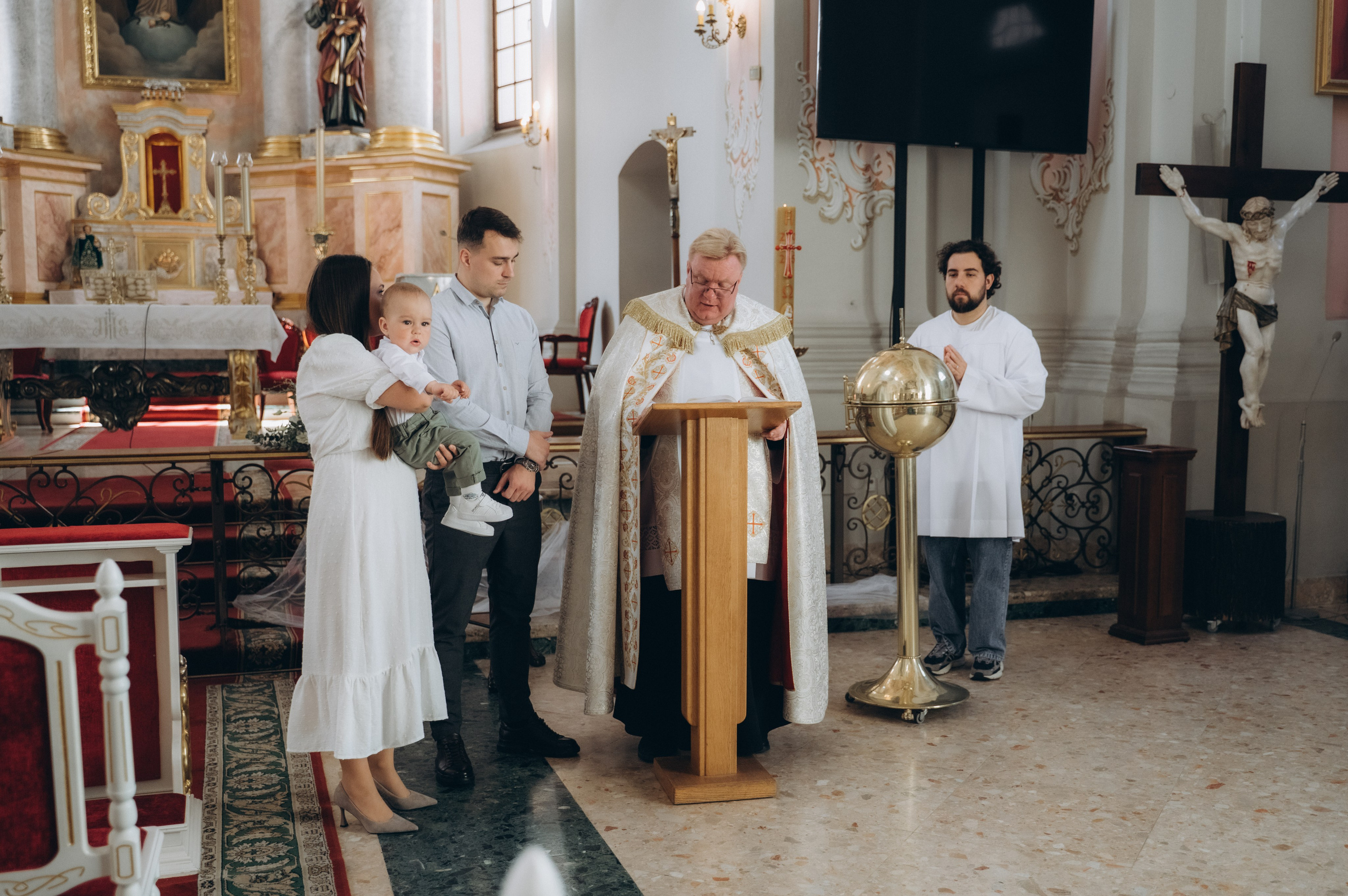 Крещение Александра (Белый Костёл). Семейный фотограф в Минске Дарья Дреко